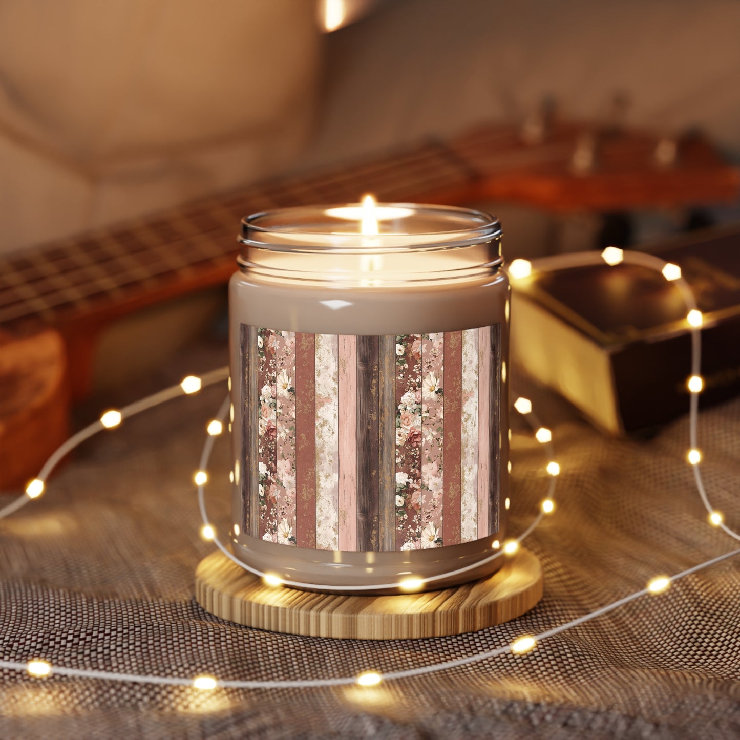 Rustic Rosewood Soy Candle