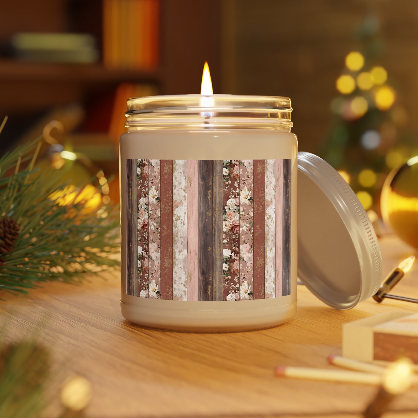 Rustic Rosewood Soy Candle