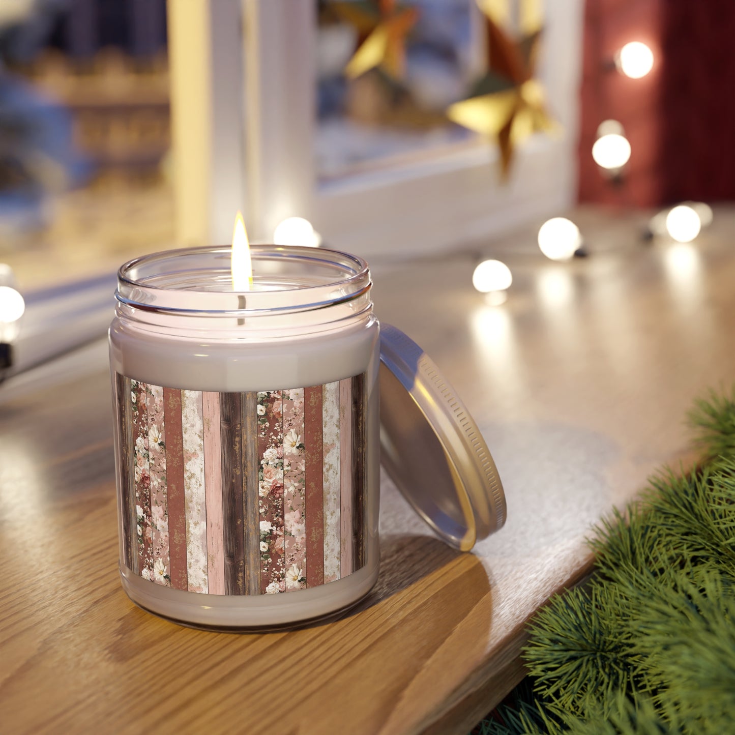 Rustic Rosewood Soy Candle