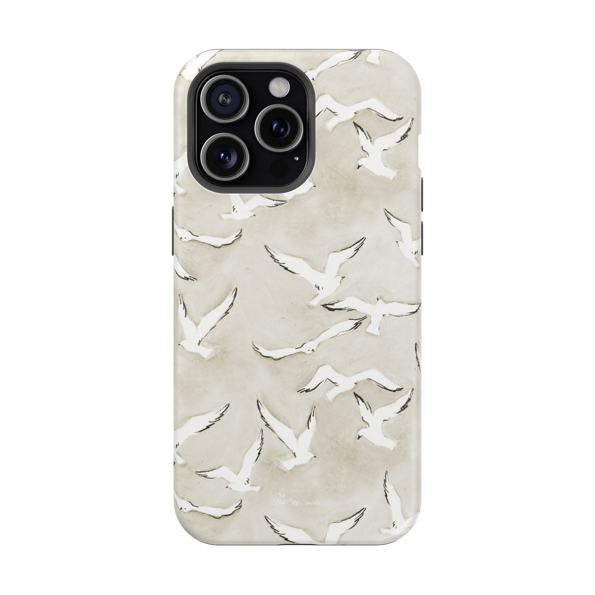 Seagull Print Magnetic iPhone Case