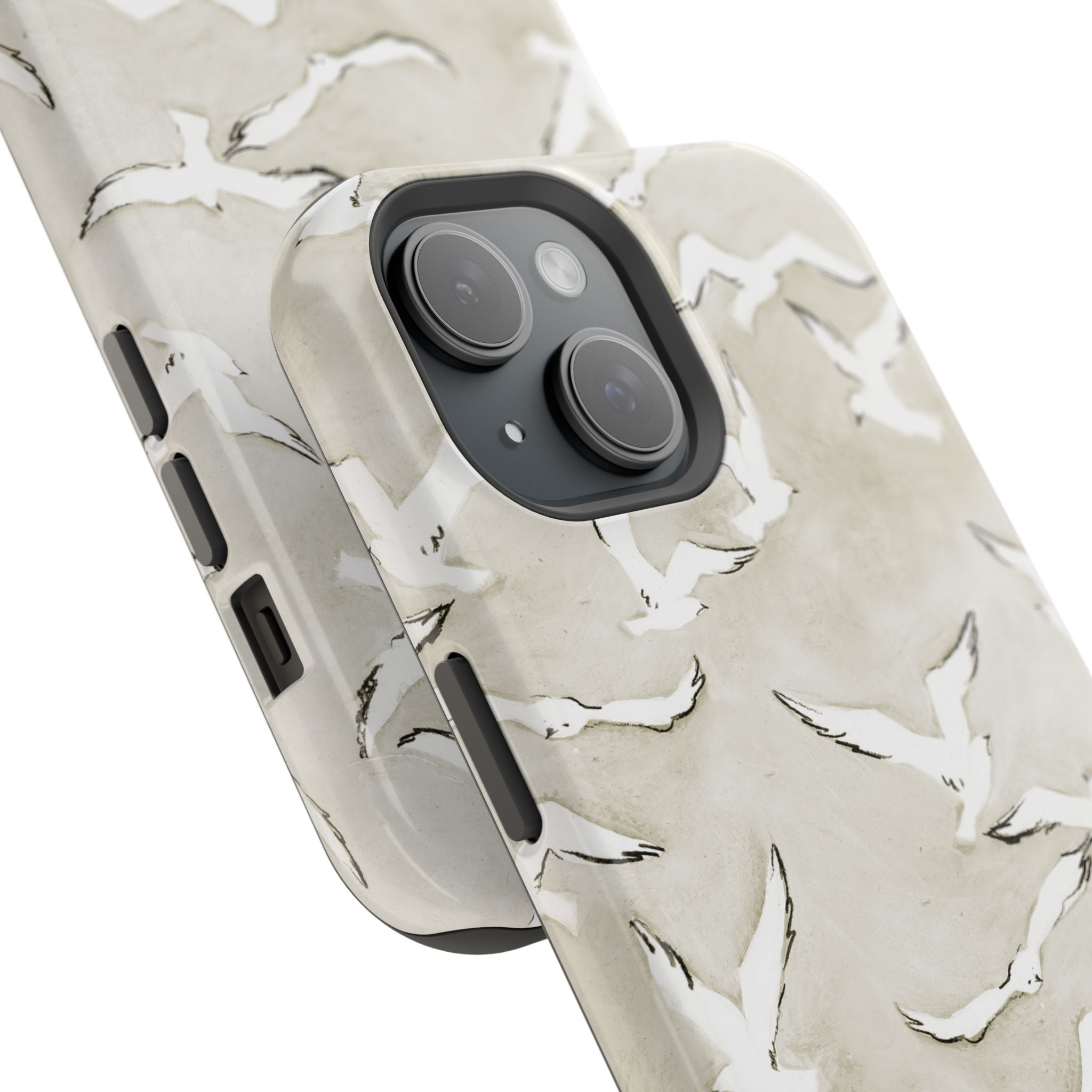 Seagull Print Magnetic iPhone Case