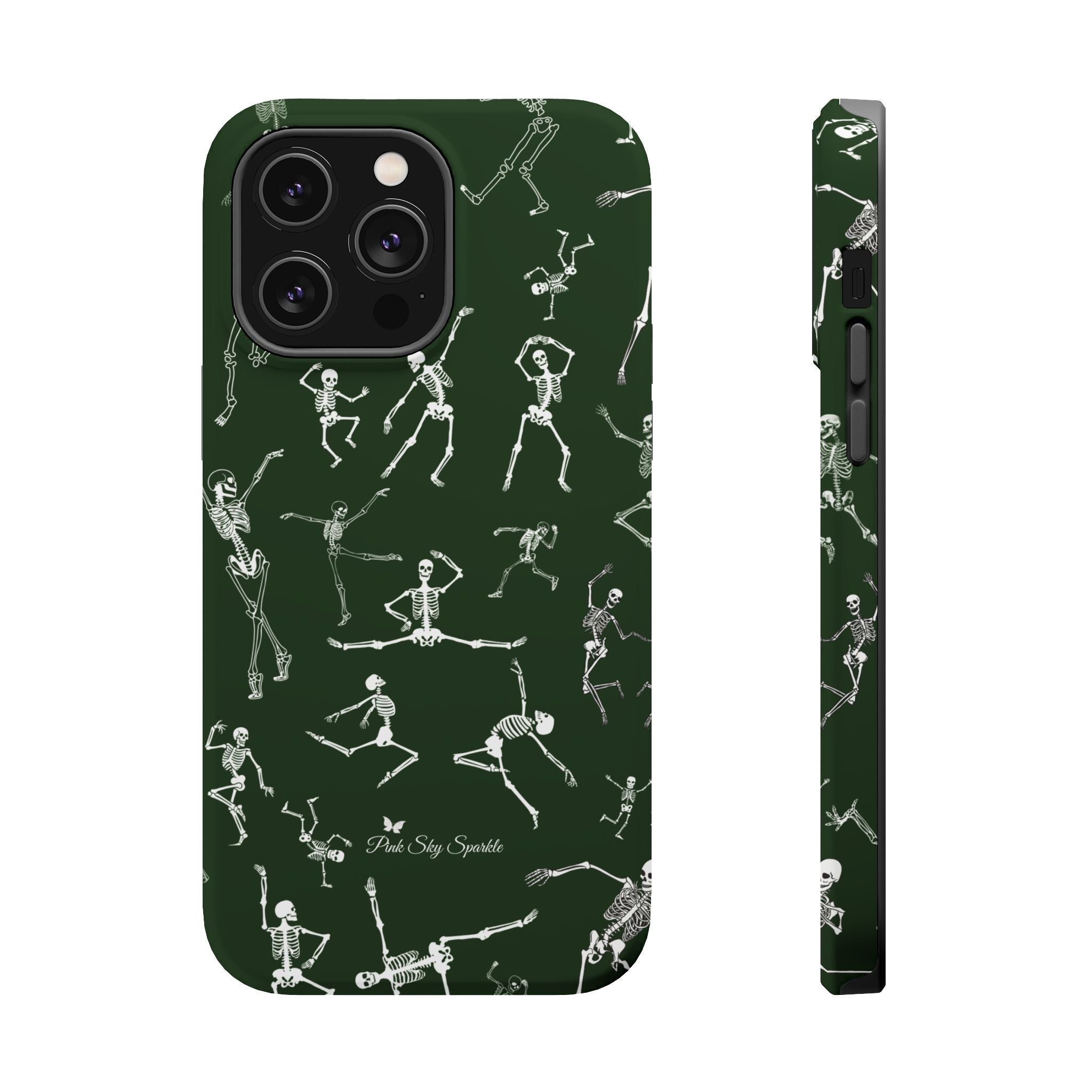 Skeleton Dance Magnetic iPhone Case Halloween design