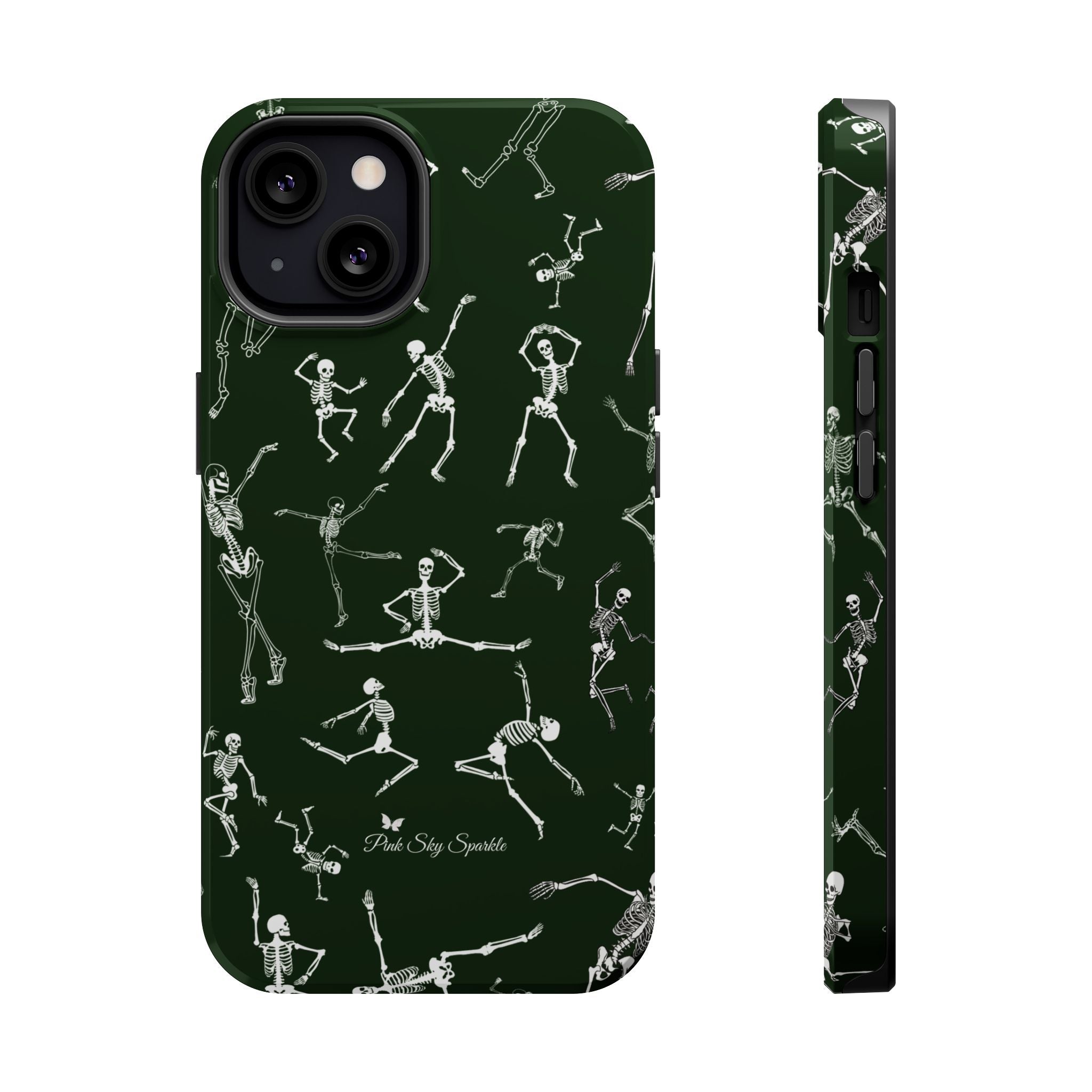 Skeleton Dance Magnetic iPhone Case Halloween design