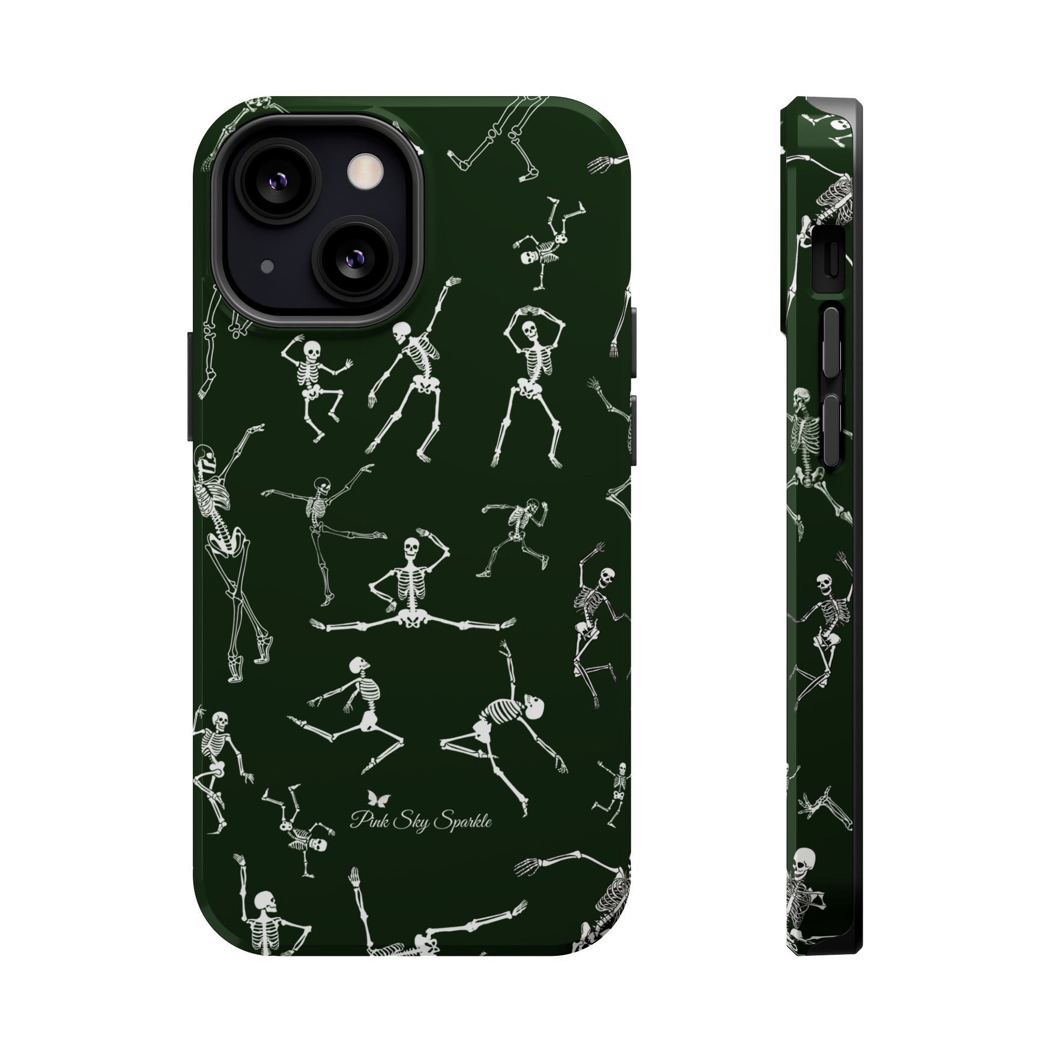 Skeleton Dance Magnetic iPhone Case Halloween design
