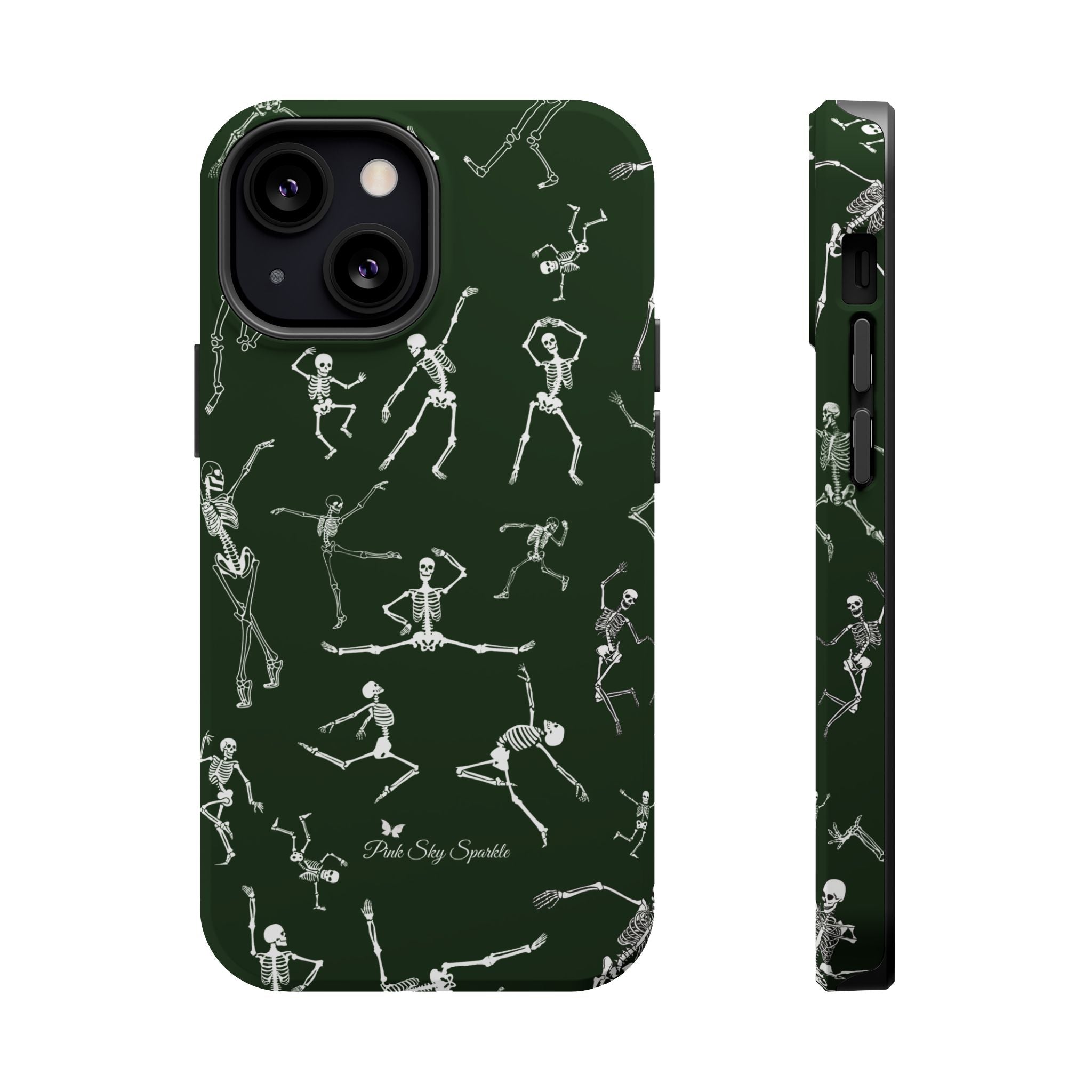 Skeleton Dance Magnetic iPhone Case Halloween design