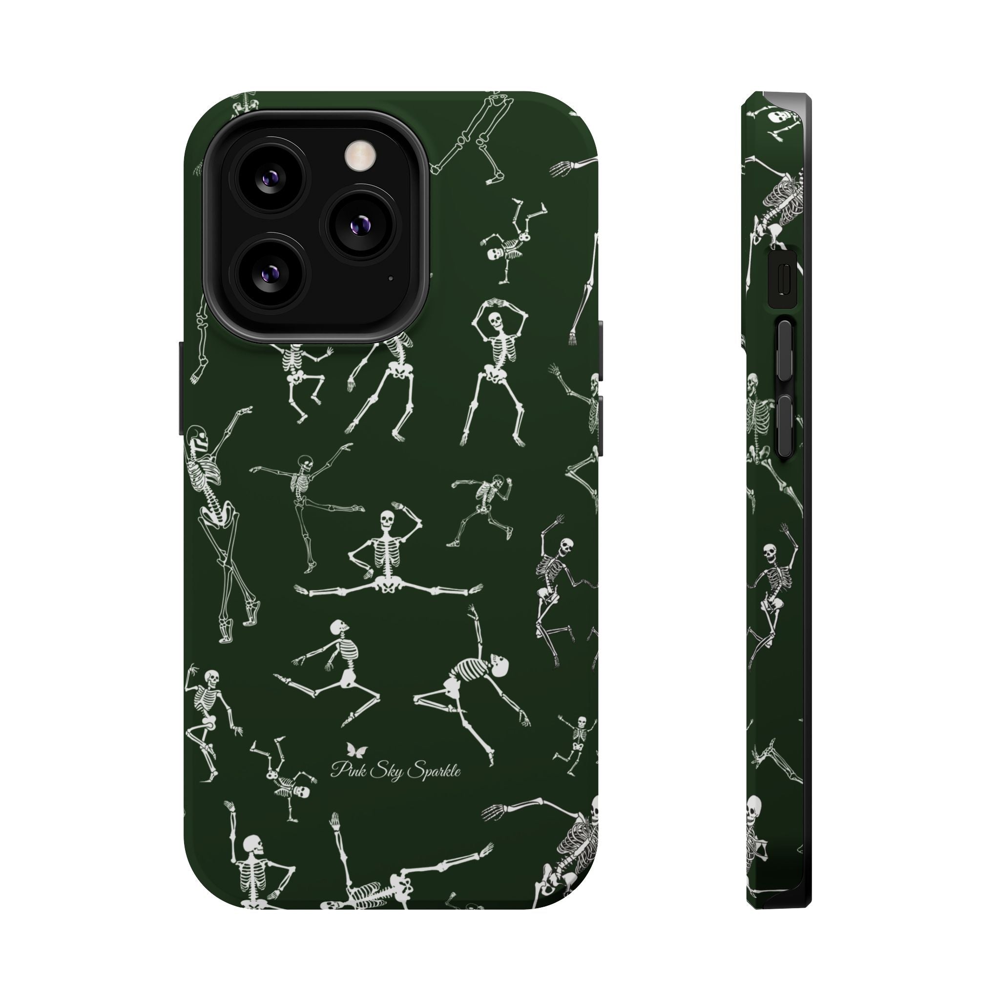 Skeleton Dance Magnetic iPhone Case Halloween design