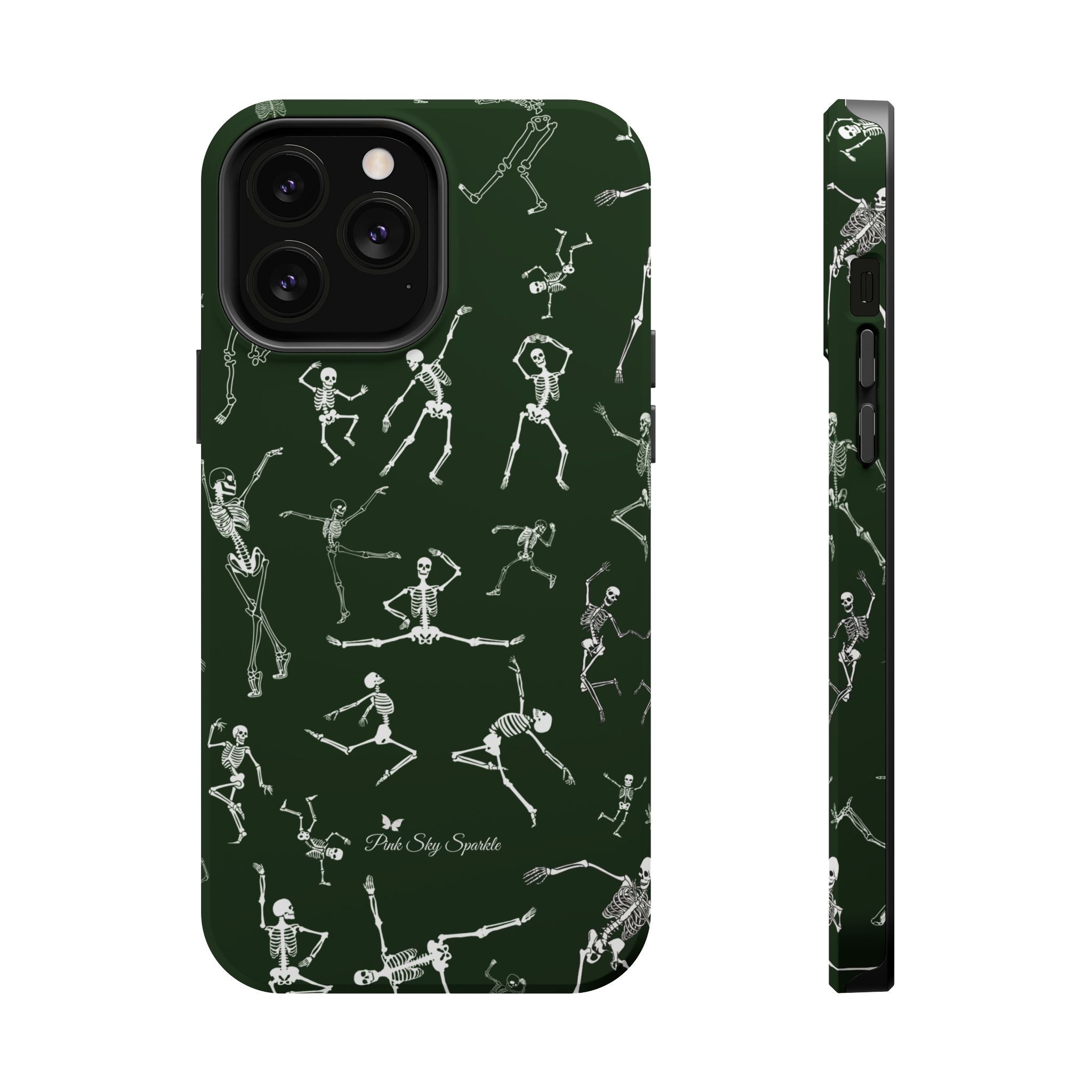Skeleton Dance Magnetic iPhone Case Halloween design