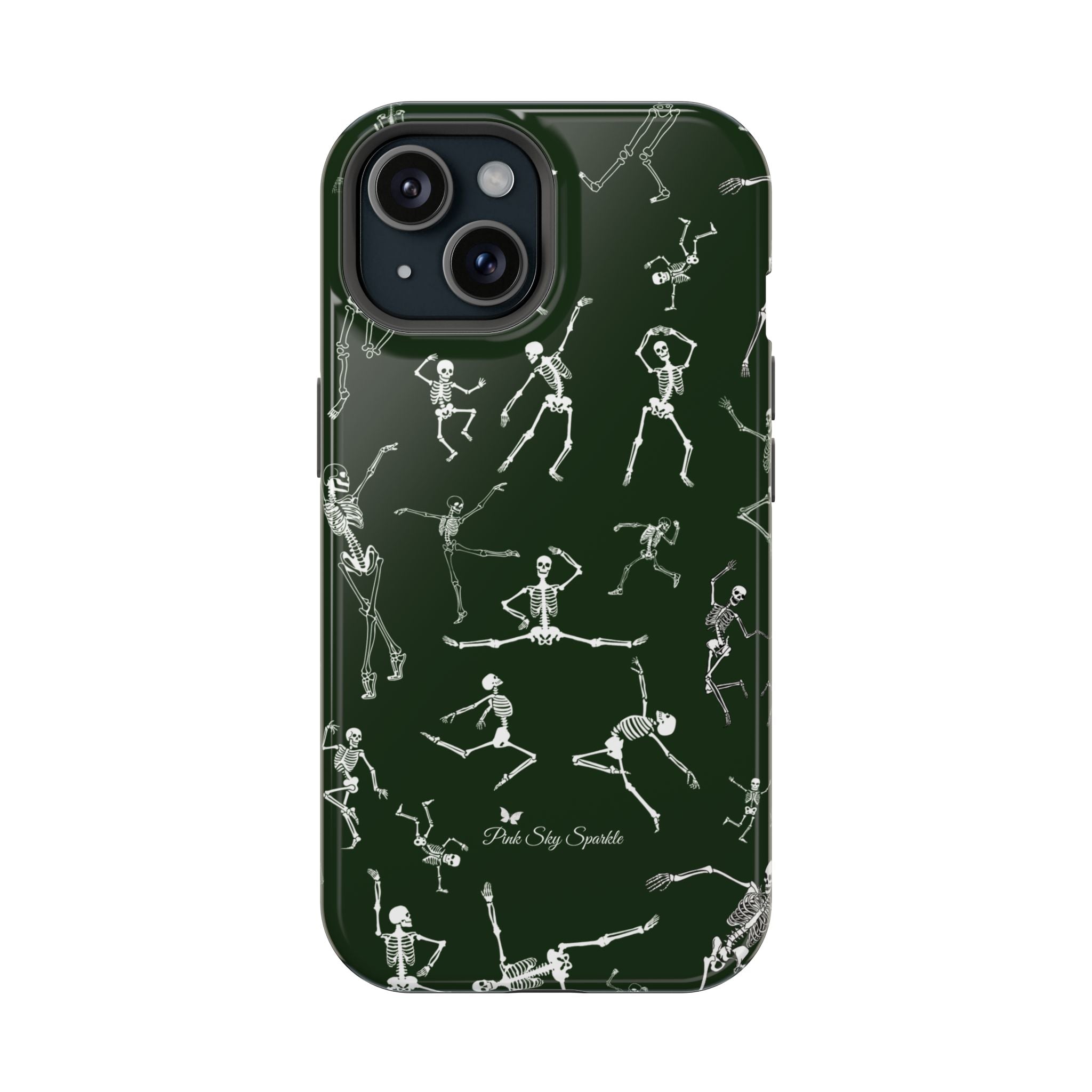 Skeleton Dance Magnetic iPhone Case Halloween design