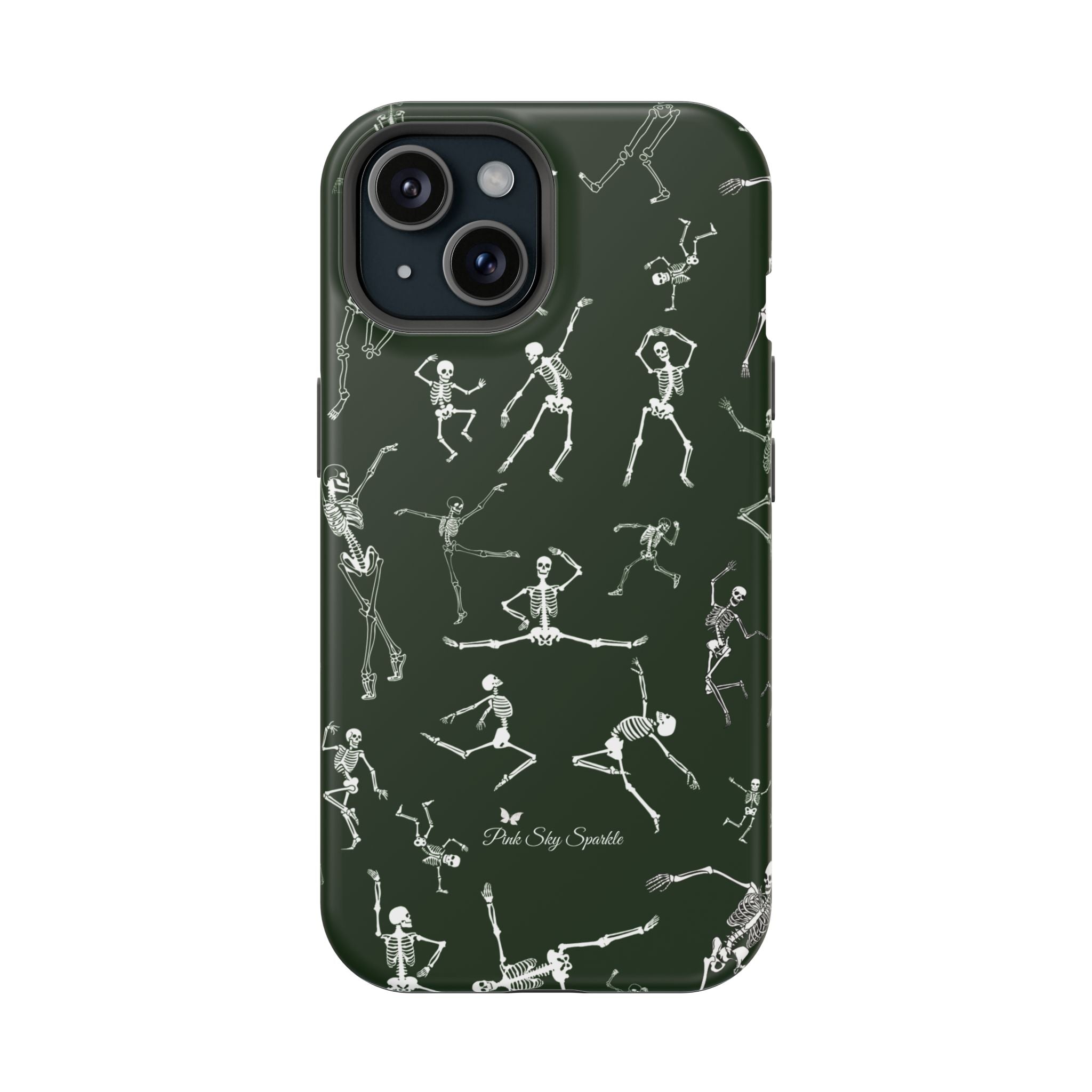 Skeleton Dance Magnetic iPhone Case Halloween design