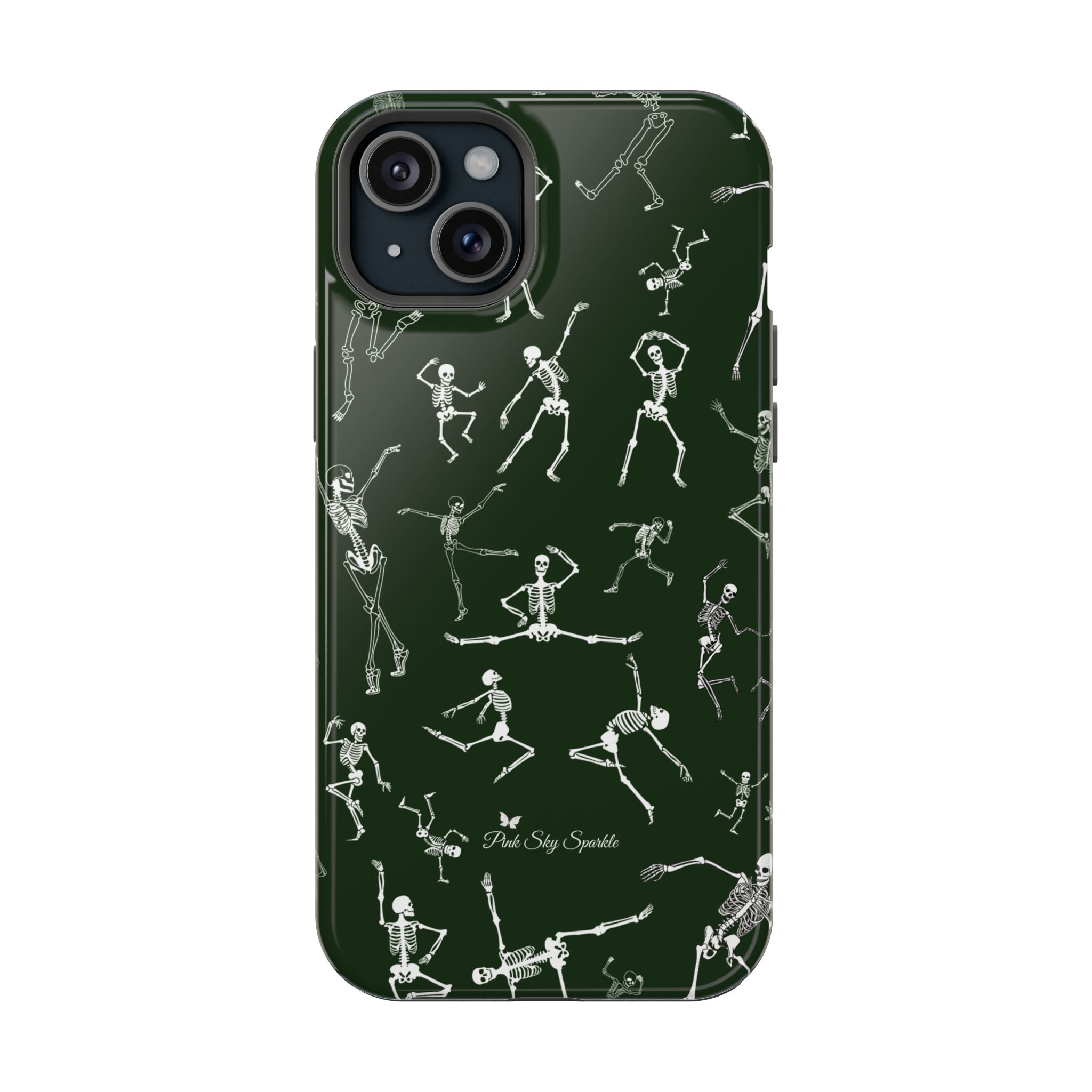 Skeleton Dance Magnetic iPhone Case Halloween design