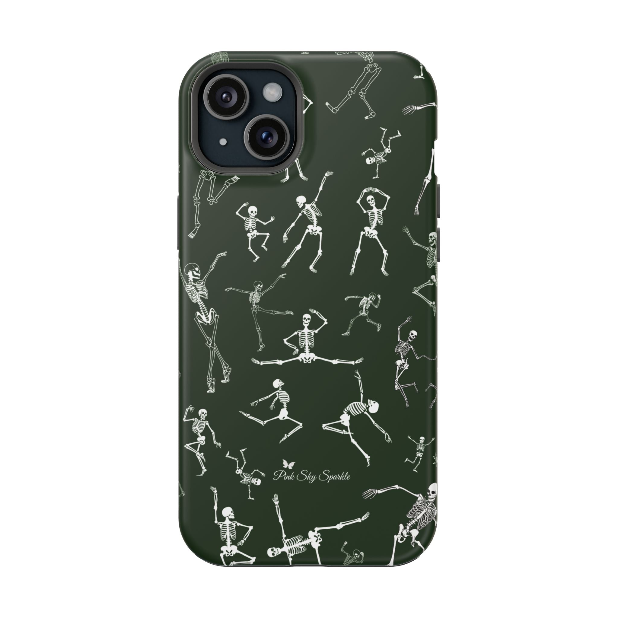 Skeleton Dance Magnetic iPhone Case Halloween design