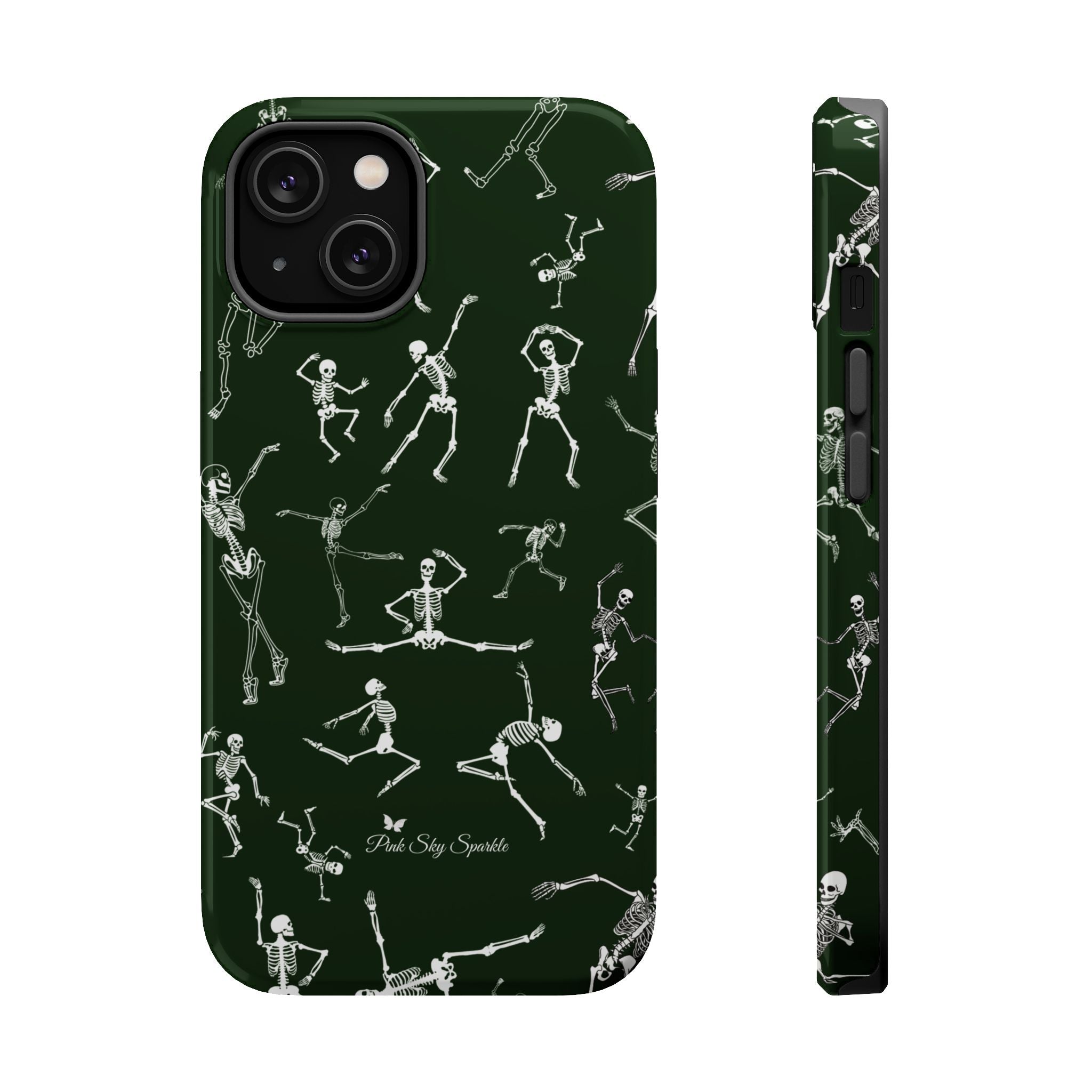 Skeleton Dance Magnetic iPhone Case Halloween design