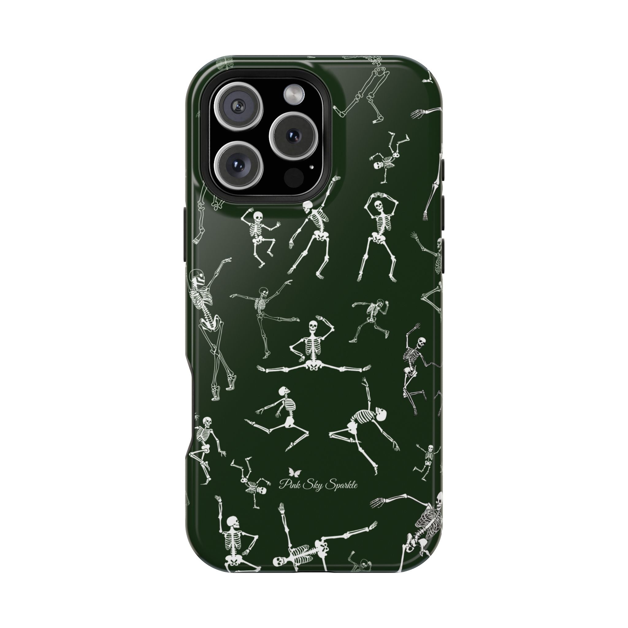 Skeleton Dance Magnetic iPhone Case Halloween design