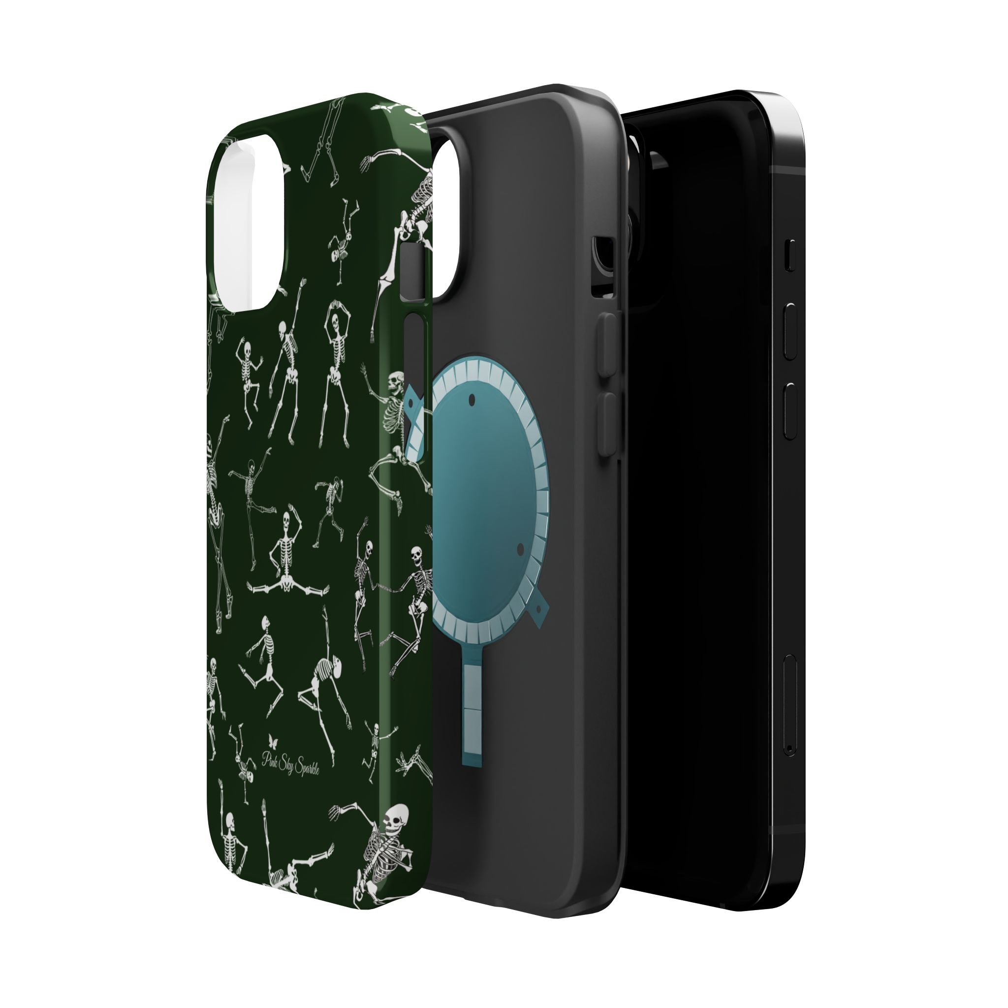 Skeleton Dance Magnetic iPhone Case Halloween design