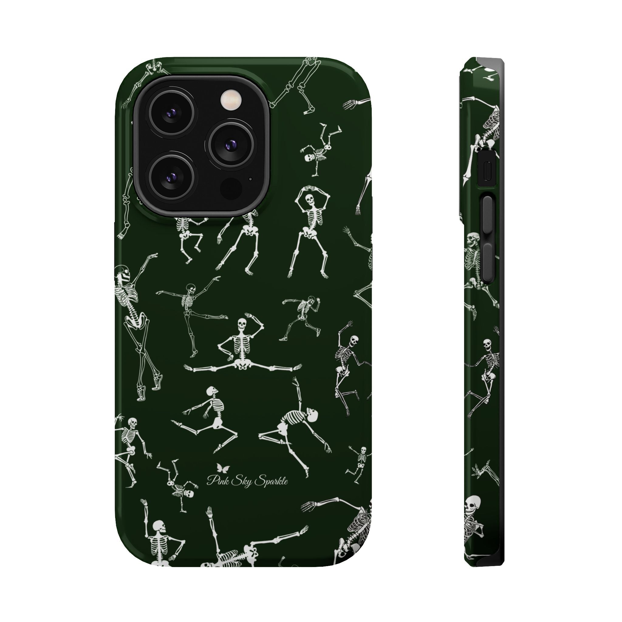 Skeleton Dance Magnetic iPhone Case Halloween design