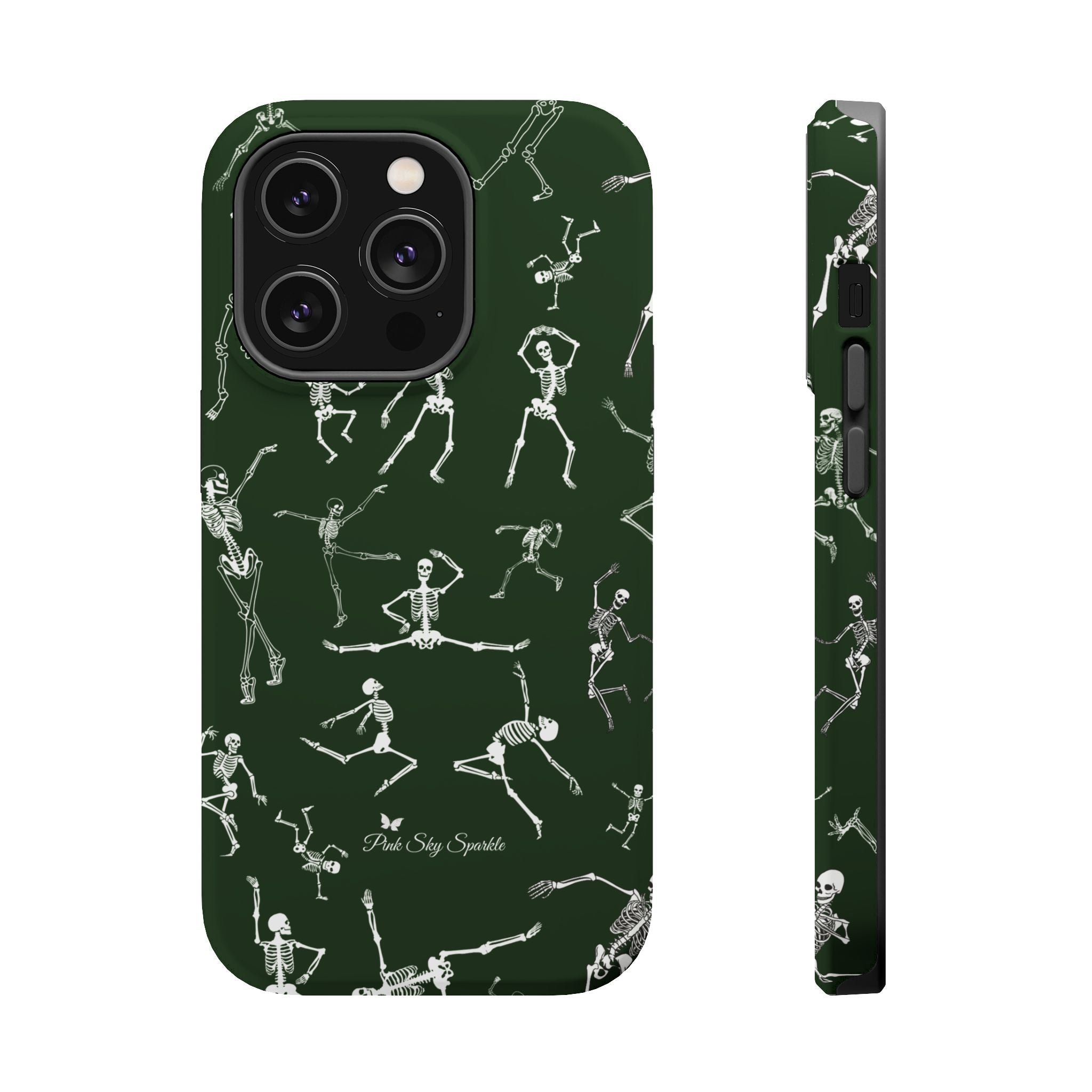 Skeleton Dance Magnetic iPhone Case Halloween design