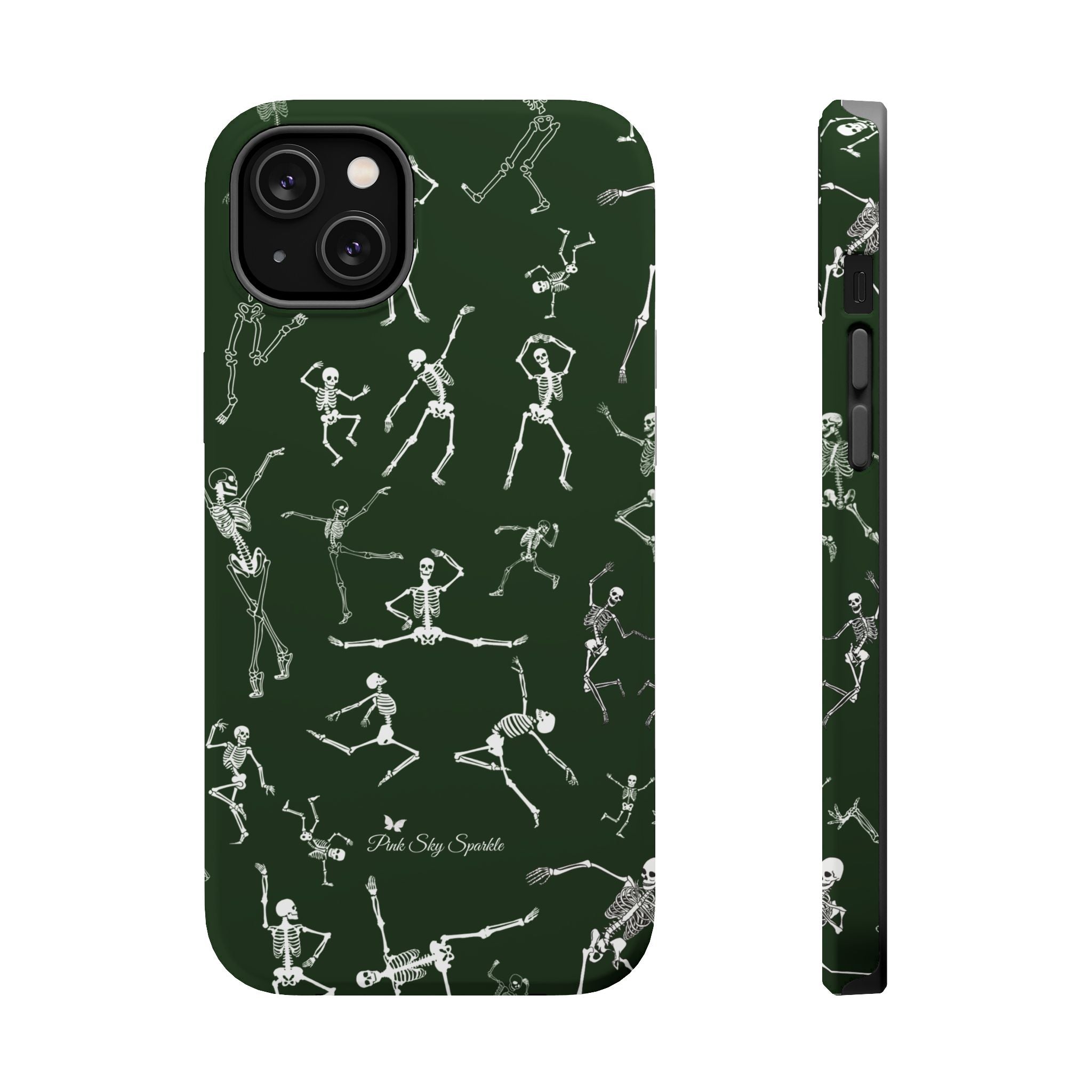Skeleton Dance Magnetic iPhone Case Halloween design