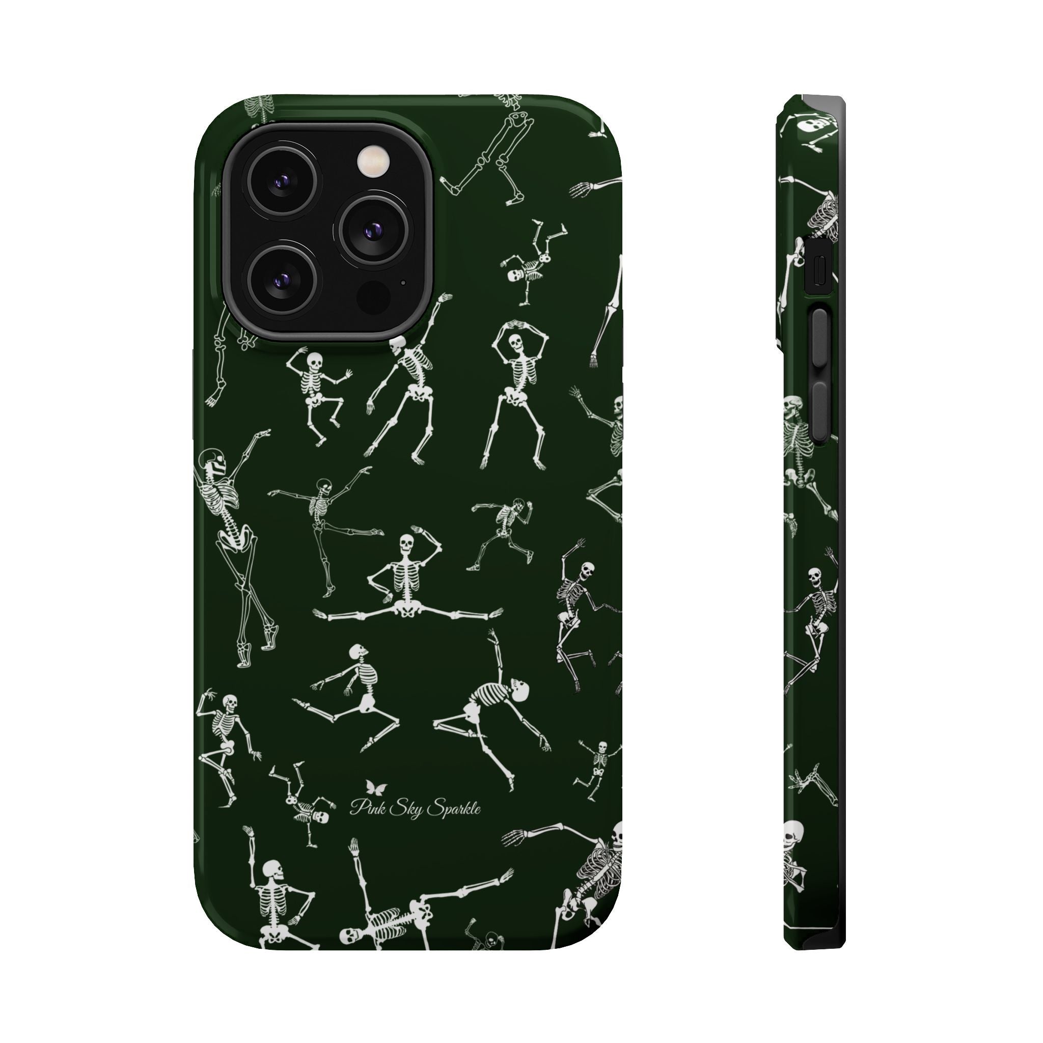 Skeleton Dance Magnetic iPhone Case Halloween design