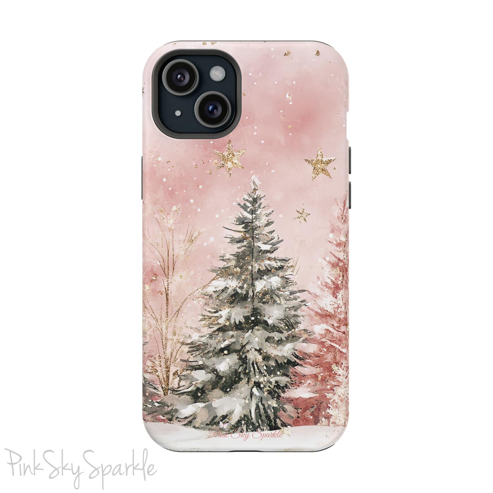 Sparkling Trees Magnetic iPhone Case