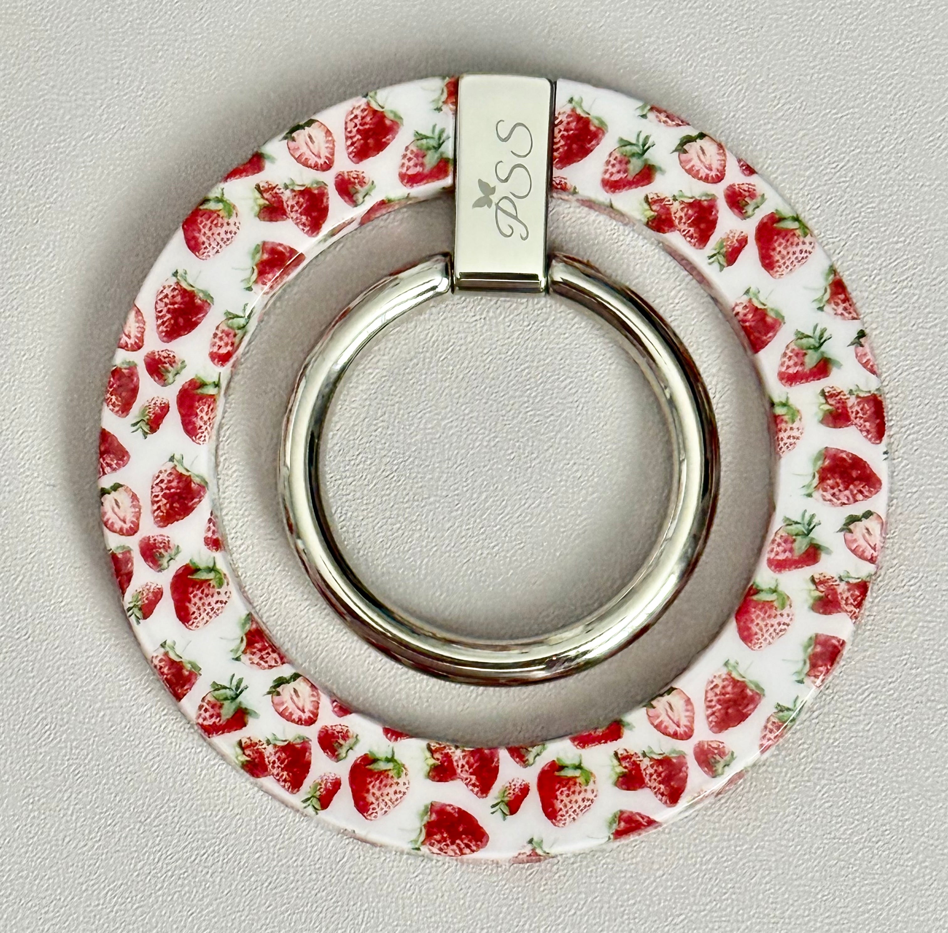 Strawberry Crush MagSafe Phone Ring Grip