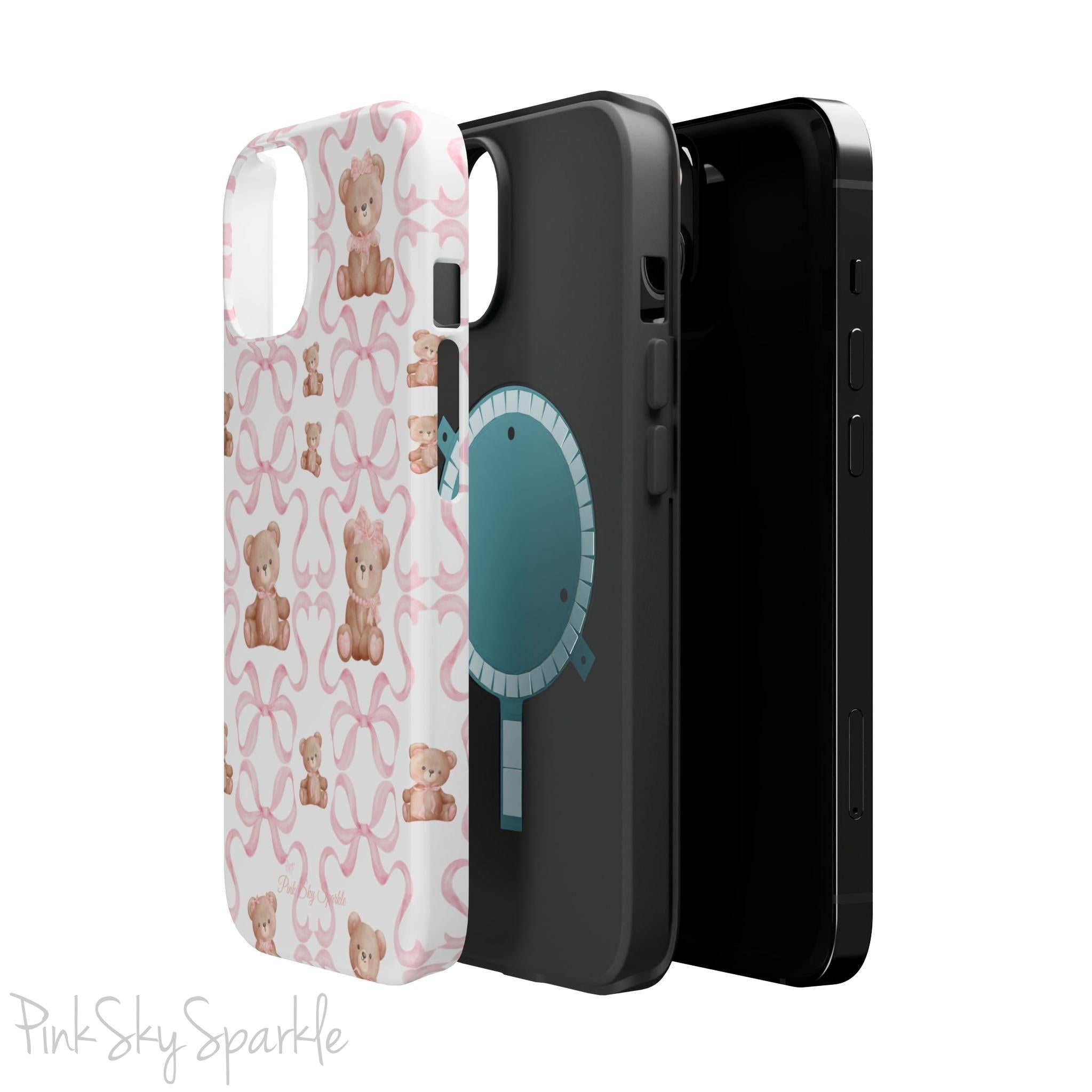 Teddy Bear Coquette Magnetic iPhone Case