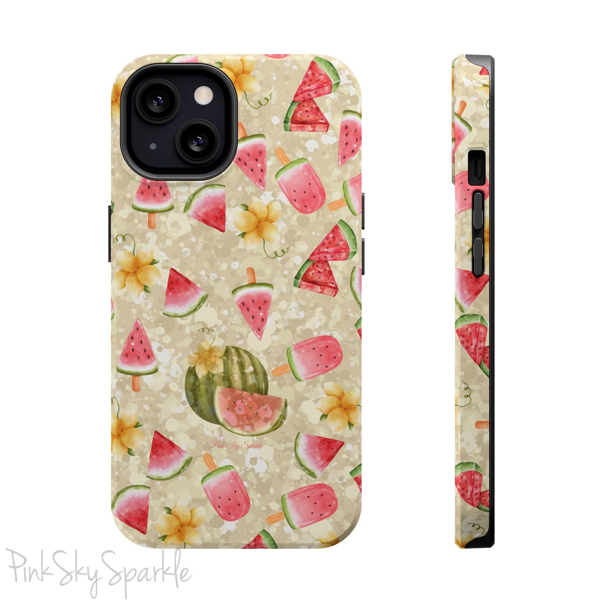 Watermelon Glow Magnetic iPhone Case