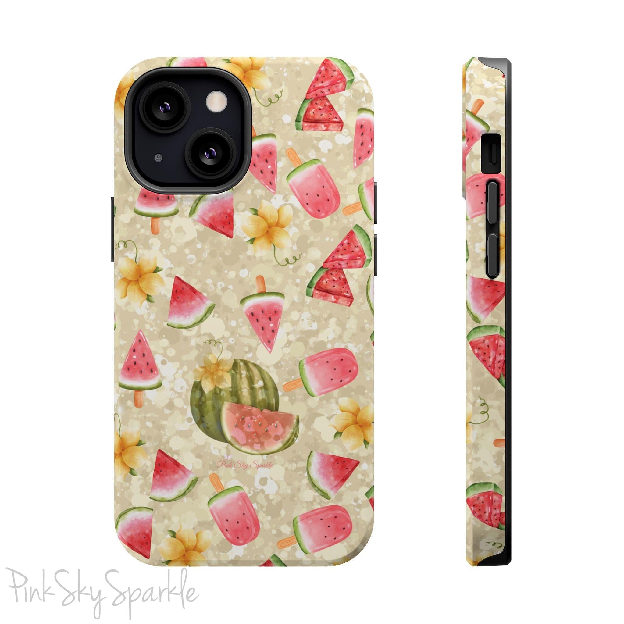 Watermelon Glow Magnetic iPhone Case