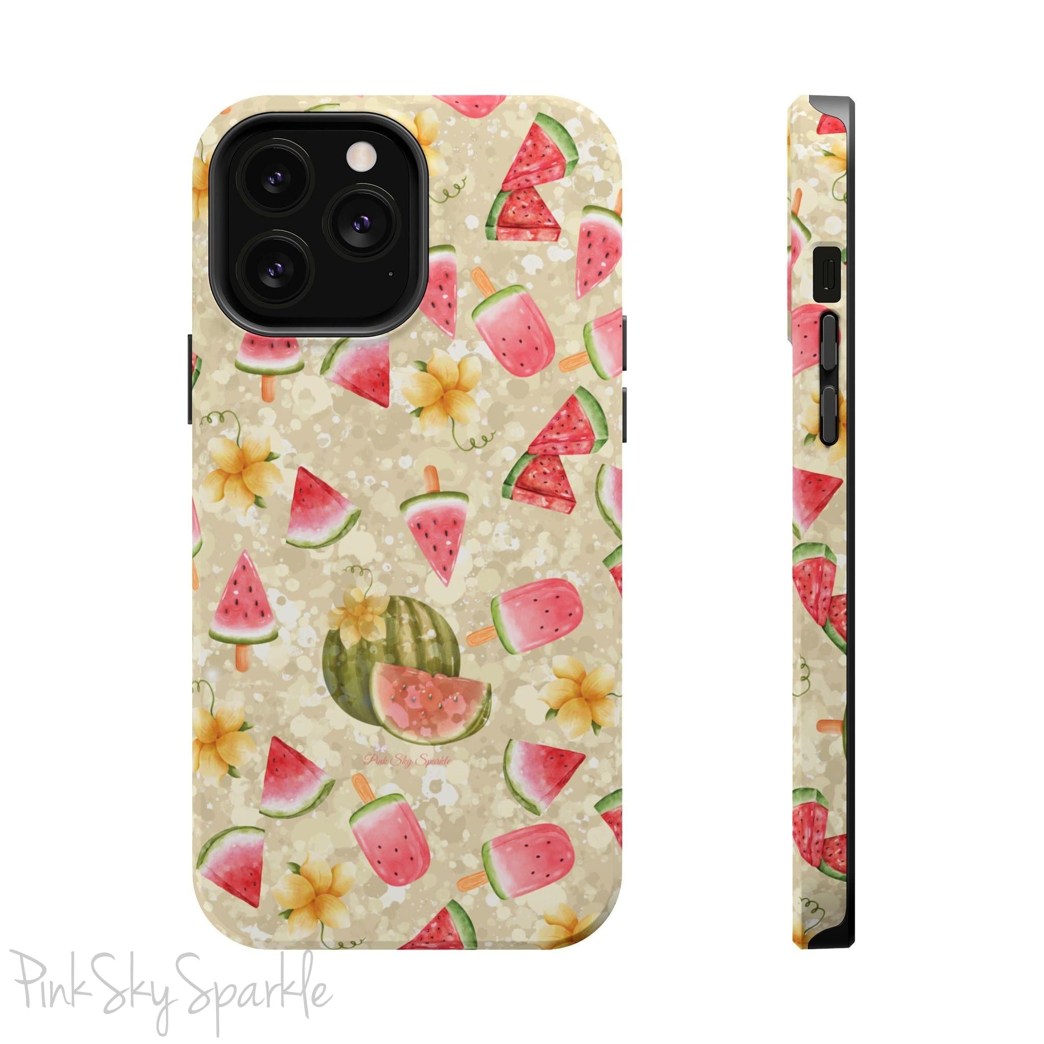 Watermelon Glow Magnetic iPhone Case