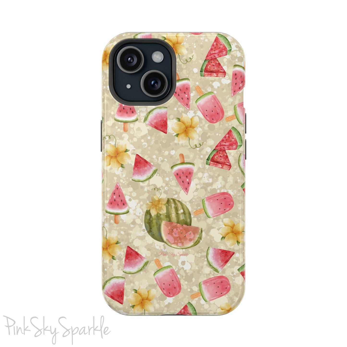 Watermelon Glow Magnetic iPhone Case