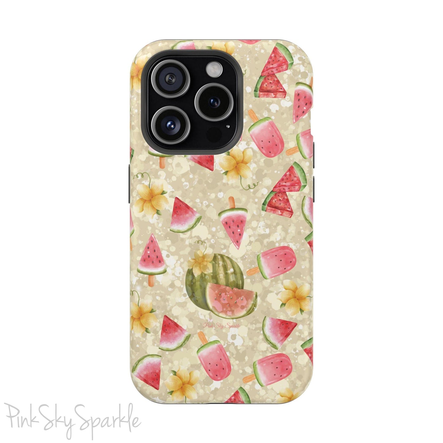 Watermelon Glow Magnetic iPhone Case