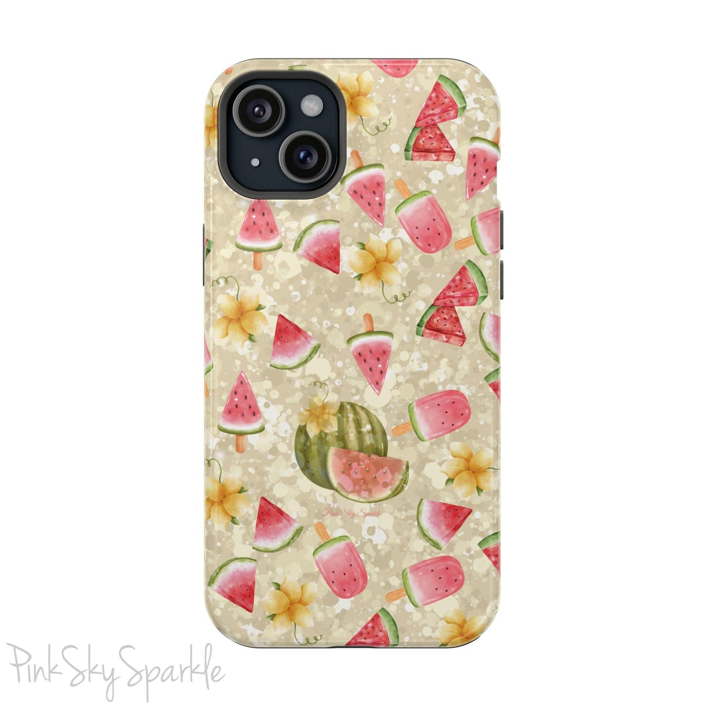 Watermelon Glow Magnetic iPhone Case