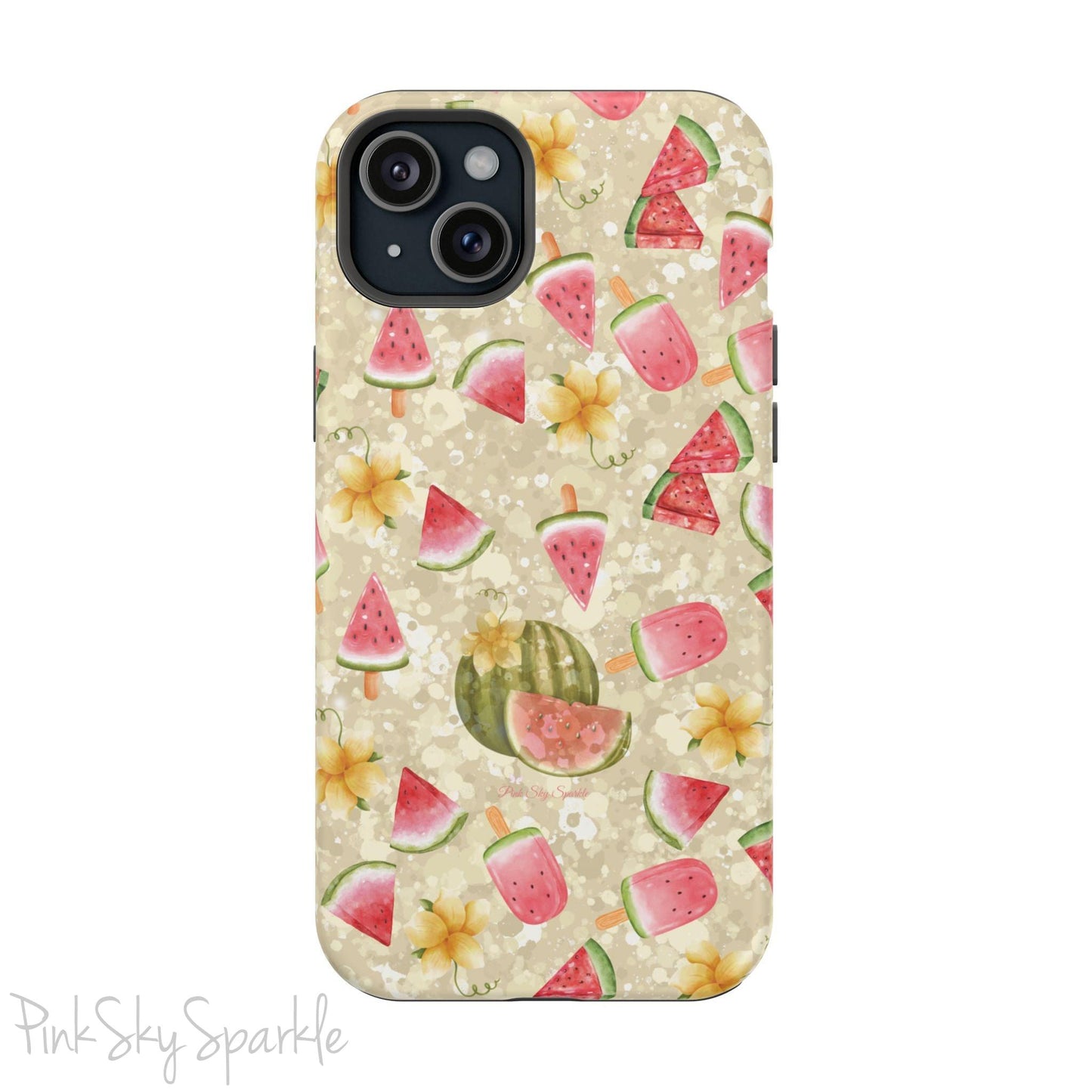 Watermelon Glow Magnetic iPhone Case