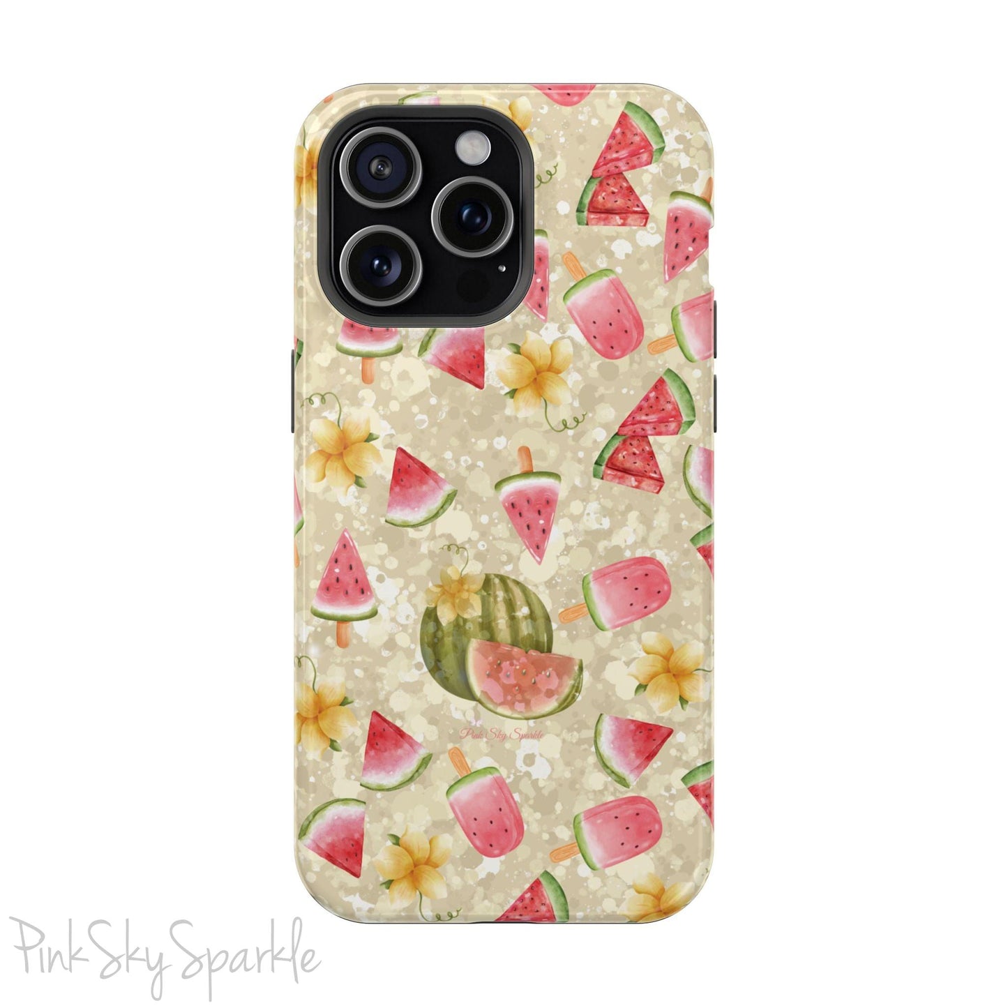 Watermelon Glow Magnetic iPhone Case