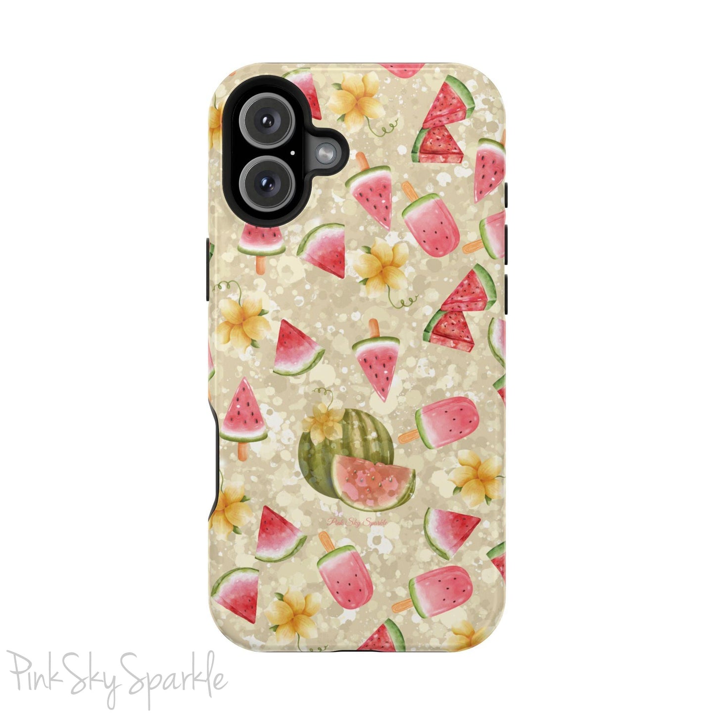 Watermelon Glow Magnetic iPhone Case