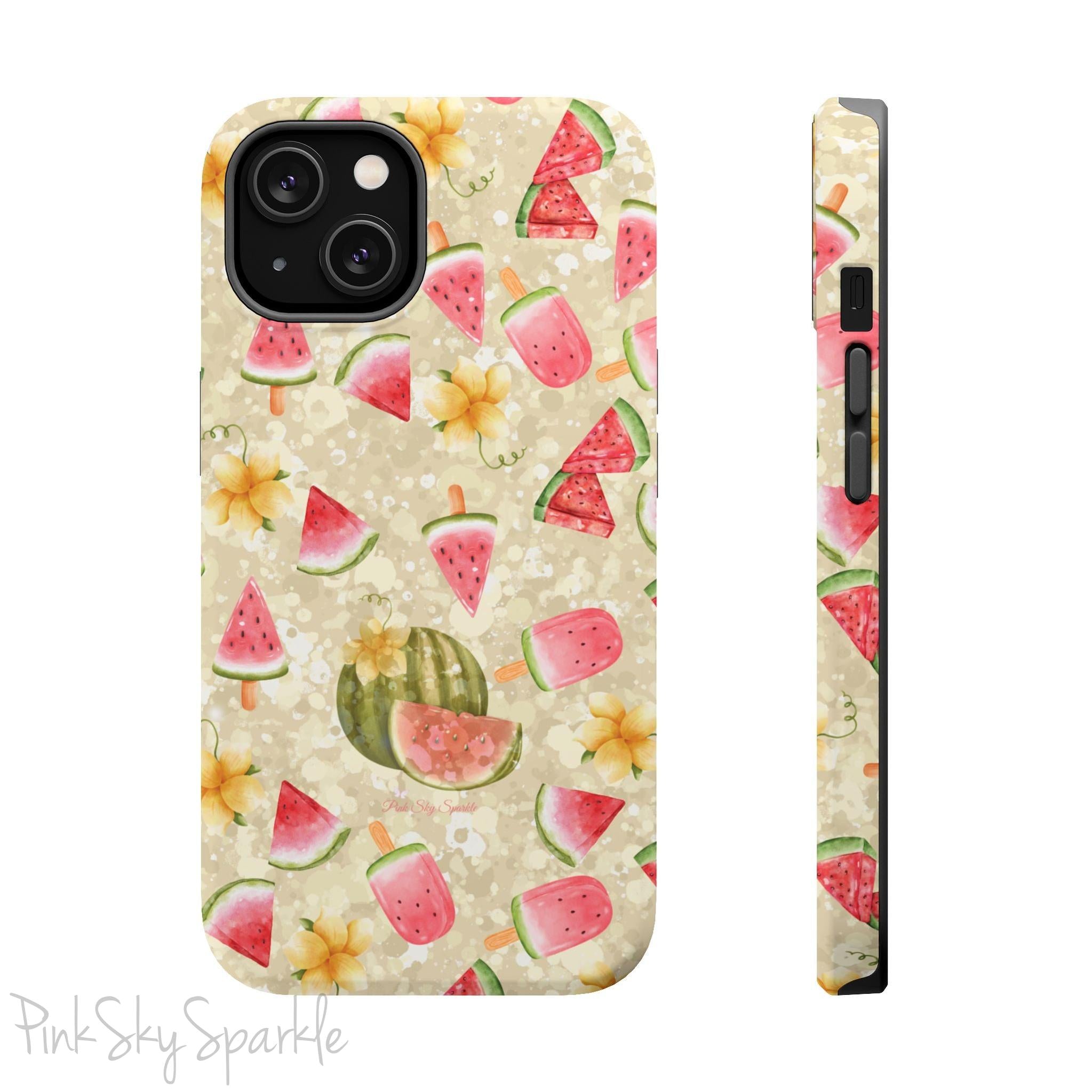 Watermelon Glow Magnetic iPhone Case