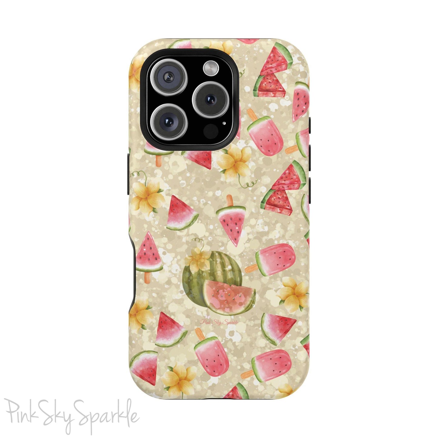 Watermelon Glow Magnetic iPhone Case