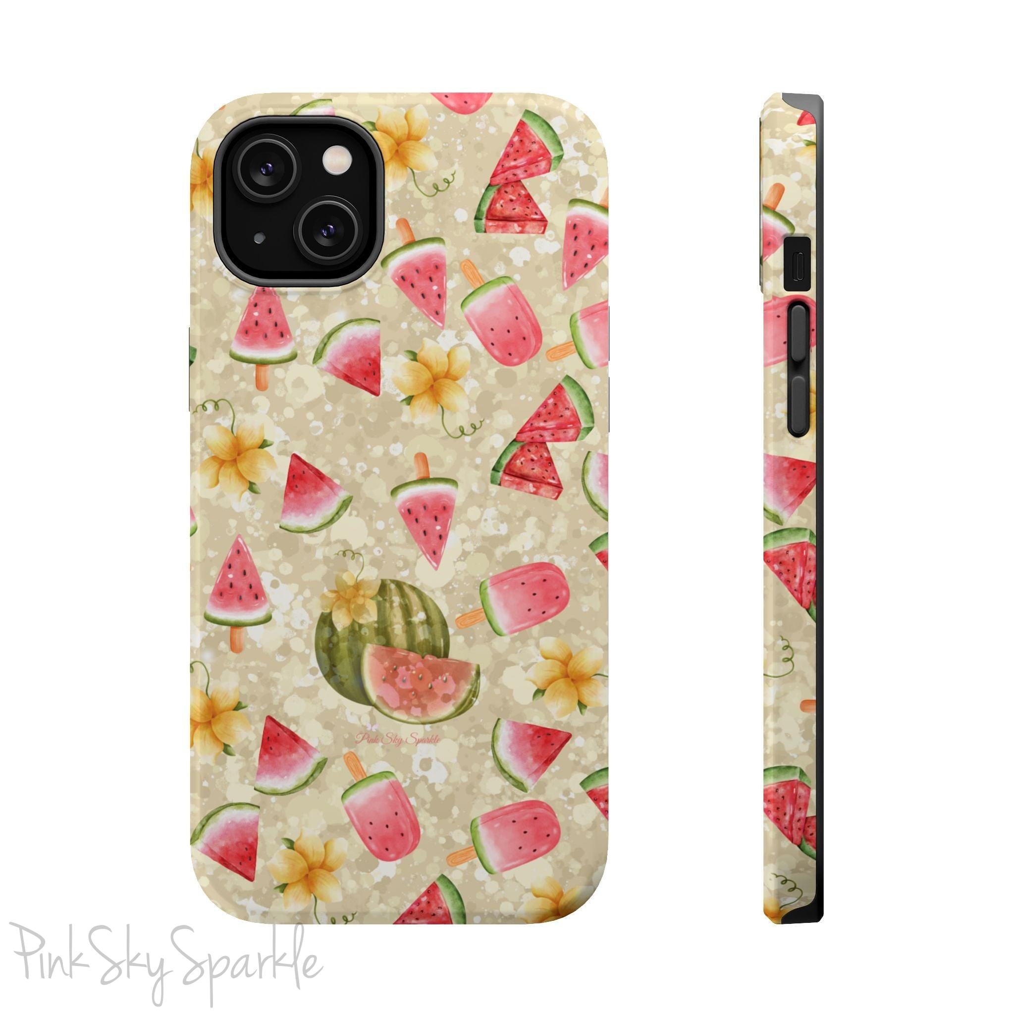 Watermelon Glow Magnetic iPhone Case