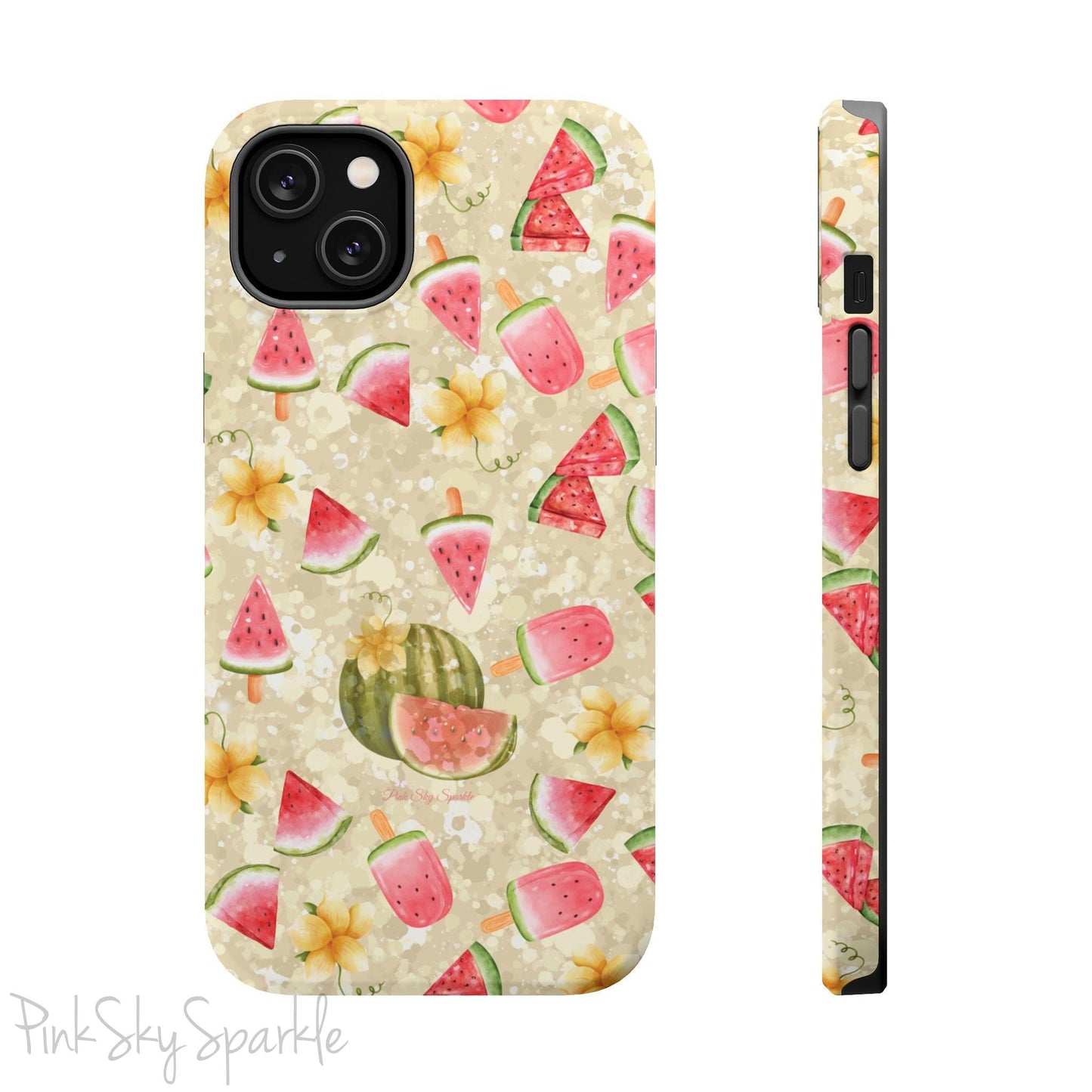 Watermelon Glow Magnetic iPhone Case