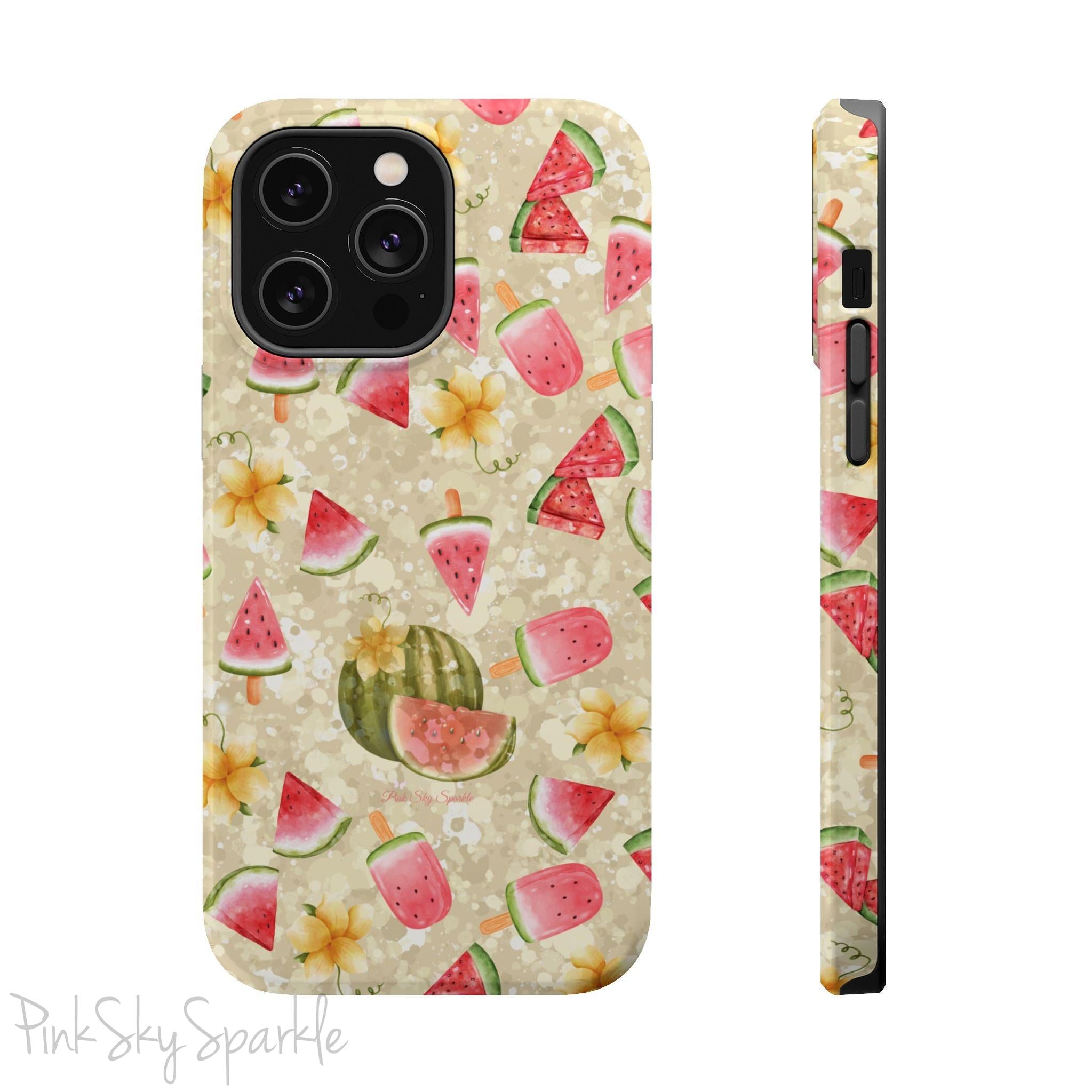 Watermelon Glow Magnetic iPhone Case