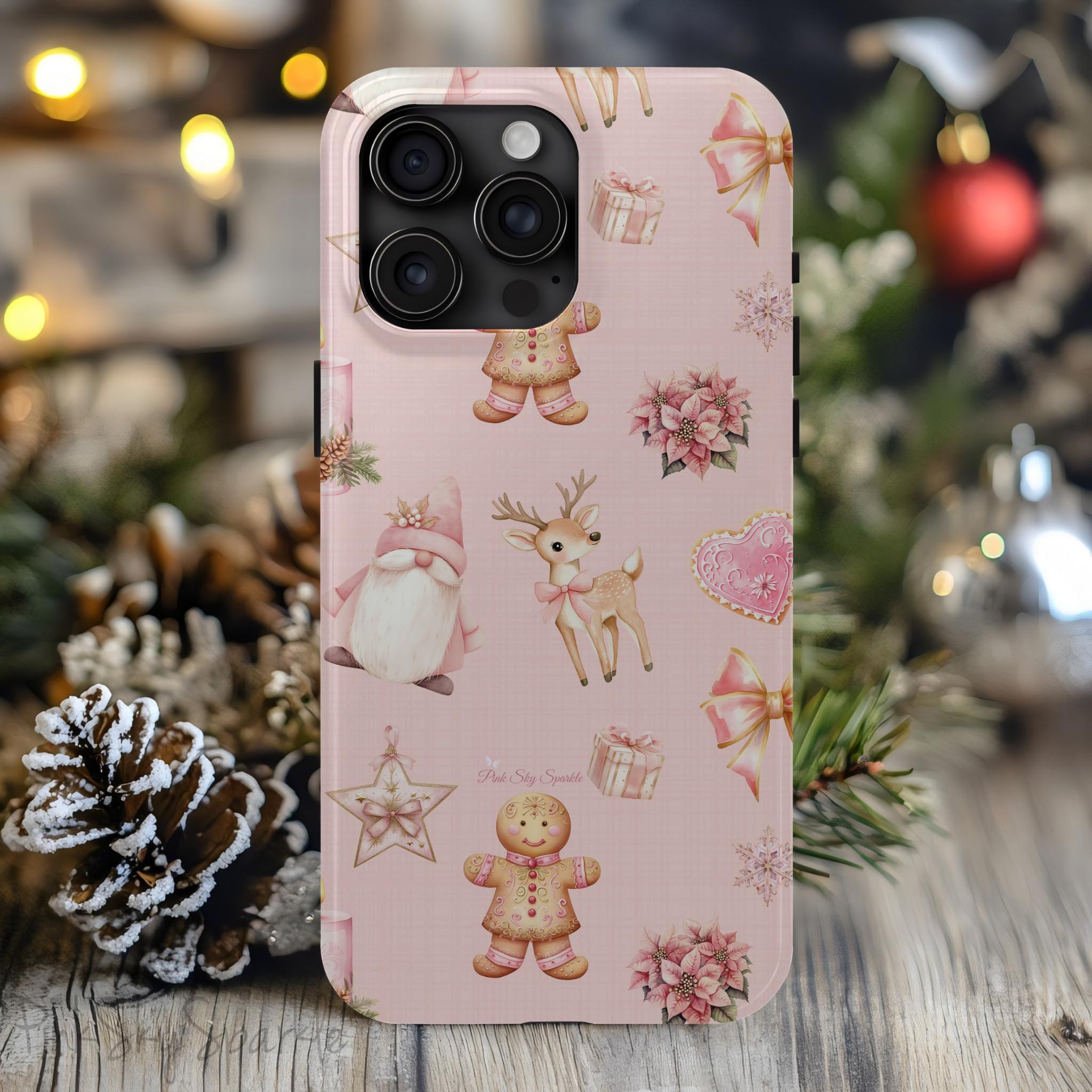 Whimsical Holiday Cheer Magnetic iPhone Case