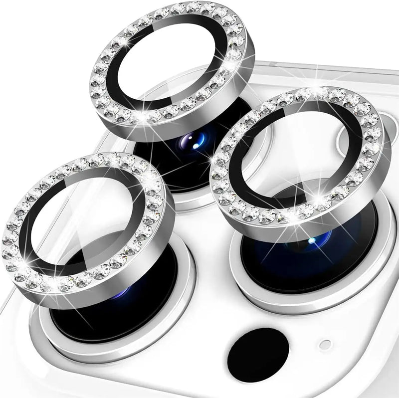 Sparkly Diamond Camera Lens Protectors for iPhone