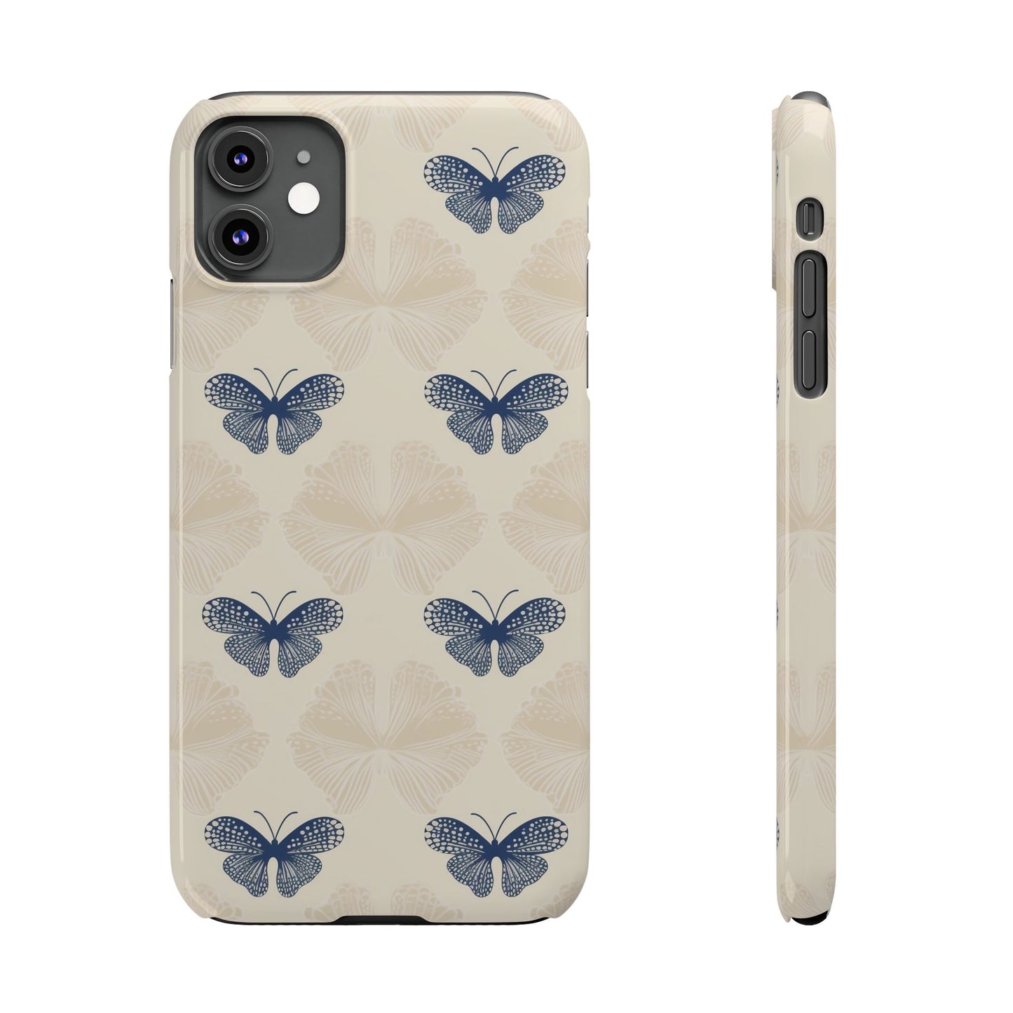 Midnight Flutter Slim iPhone Case