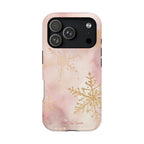 Pink & Gold Winter Wonderland Magnetic iPhone Case
