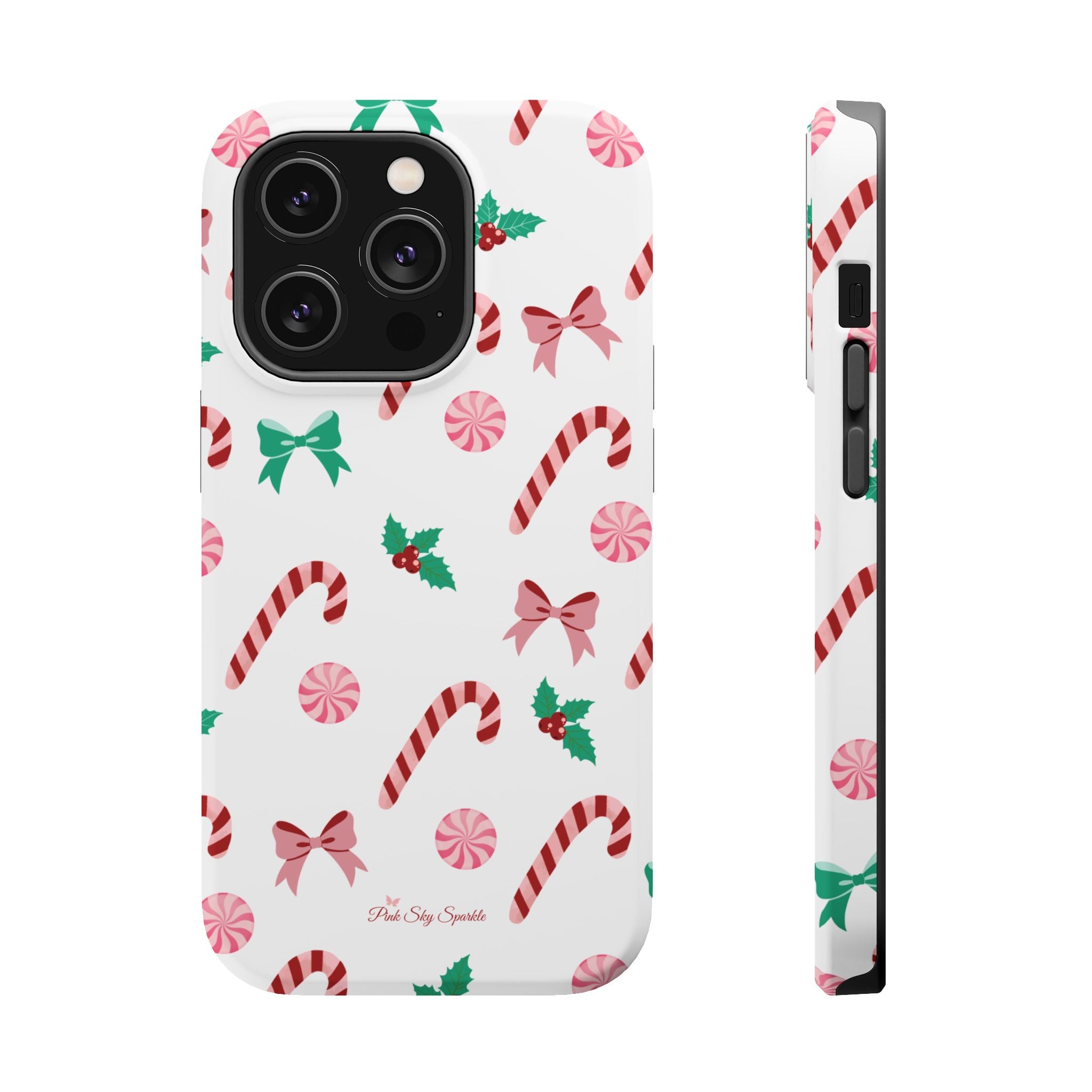 Candy Cane Lane Magnetic iPhone Case – Sweet Holiday Edition
