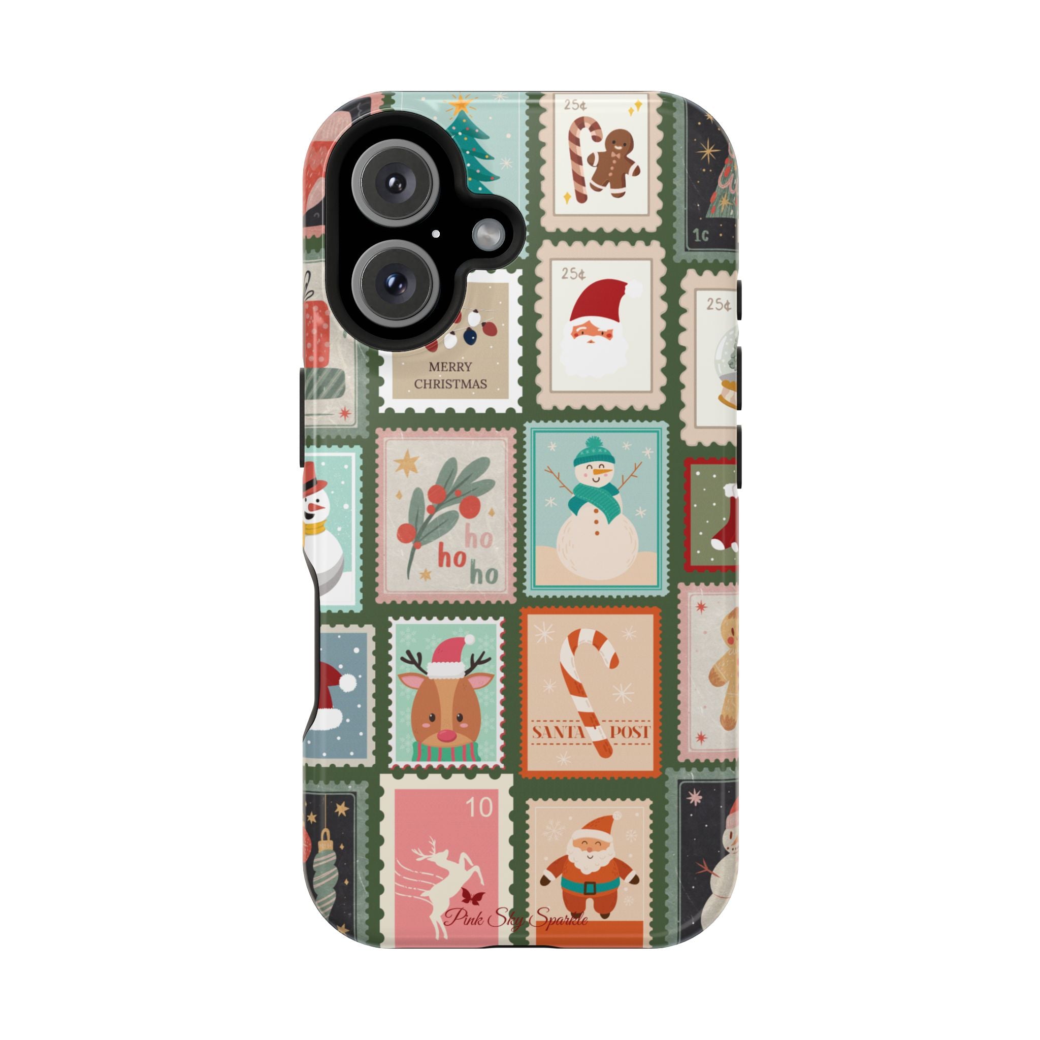 Santa’s Stamp Collection Magnetic iPhone Case