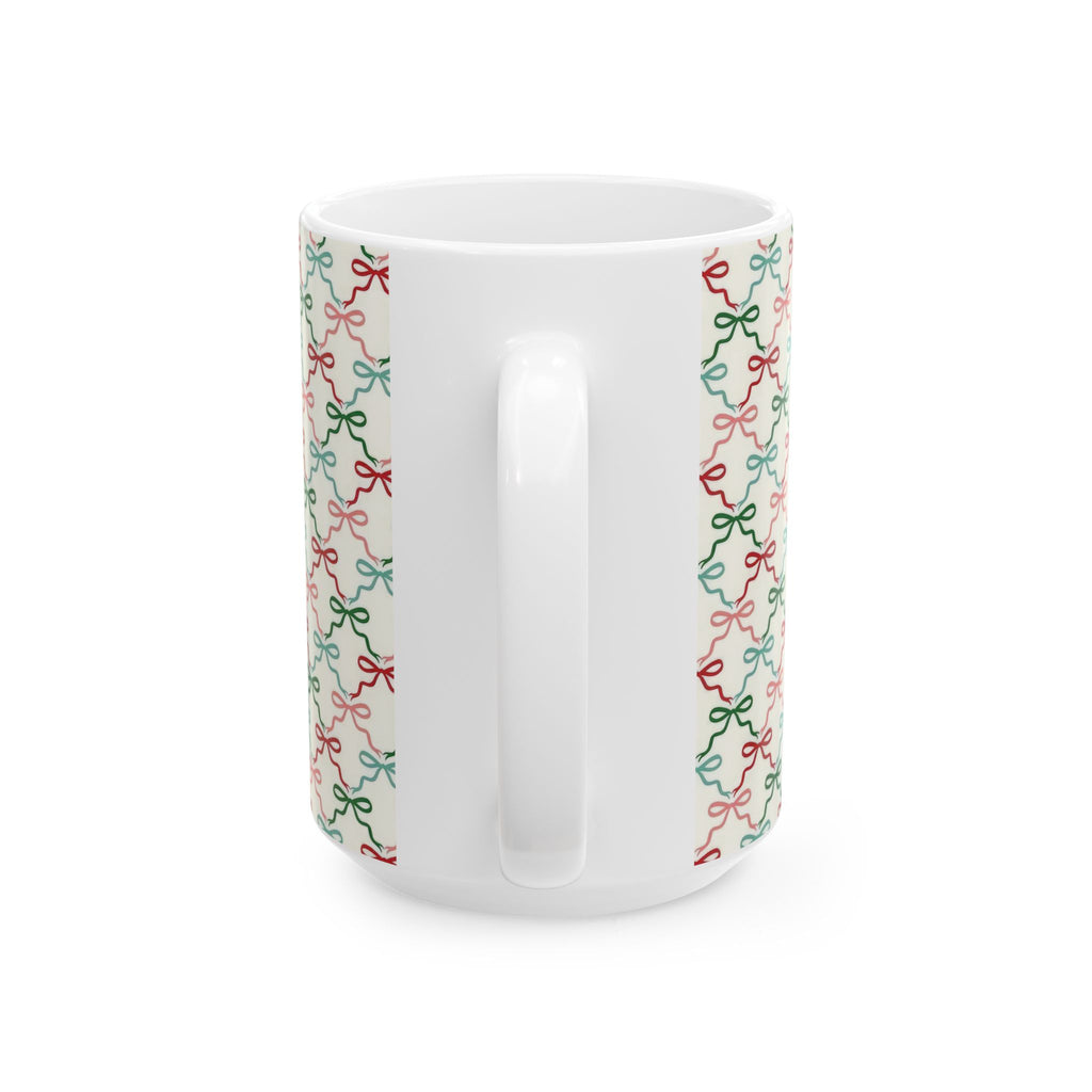 Festive Bows Ceramic Mug