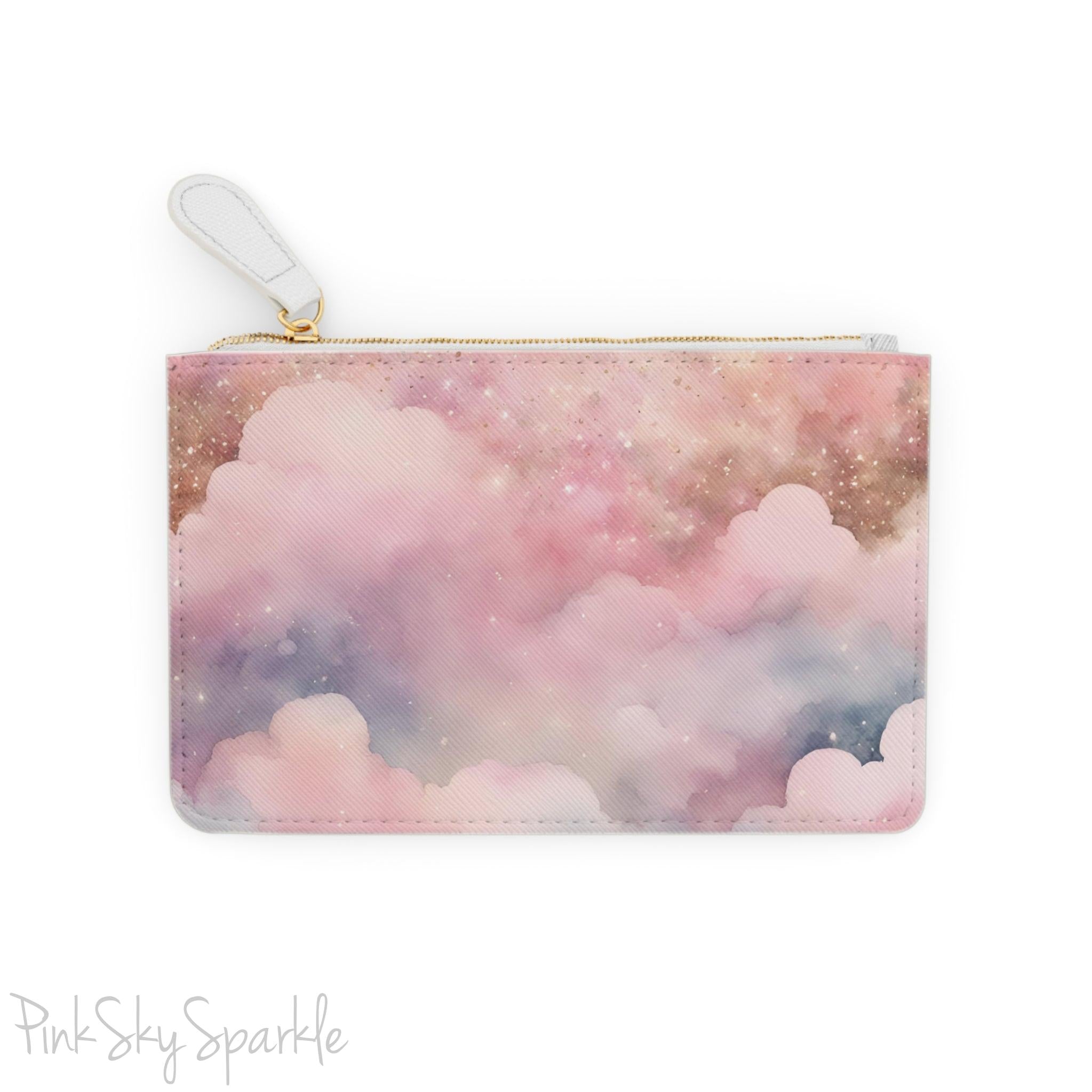 Pink Sky Magic Mini Clutch Bag