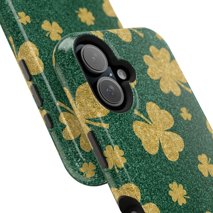 Shamrock Sparkle Magnetic iPhone Case