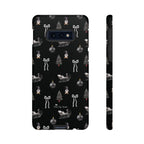 Sleigh in Grey Samsung Galaxy Phone Case – Chic Monochrome Christmas Edition