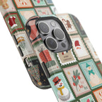 Santa’s Stamp Collection Magnetic iPhone Case